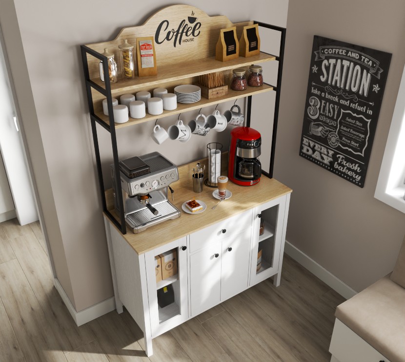 Többfunkciós bútor Ophfela 148 (Fekete)