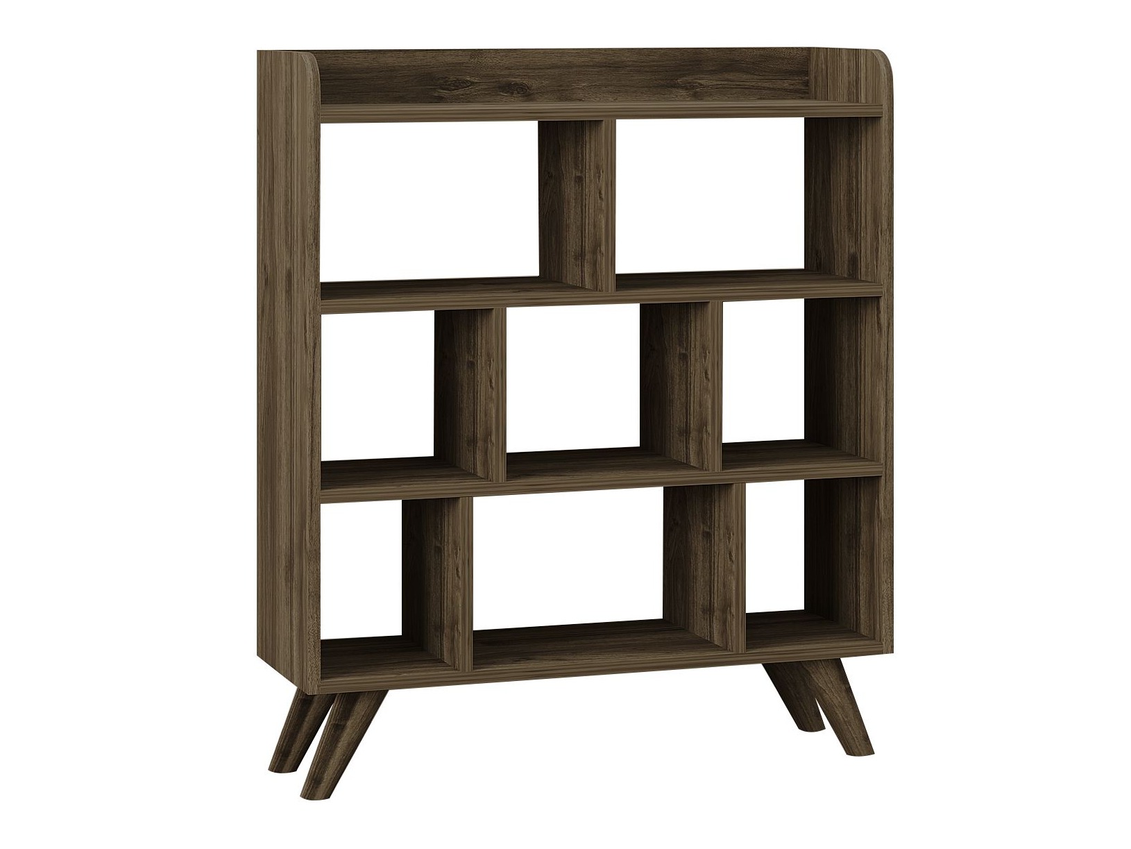 Könyvespolc Kailua 2584 (Dió)