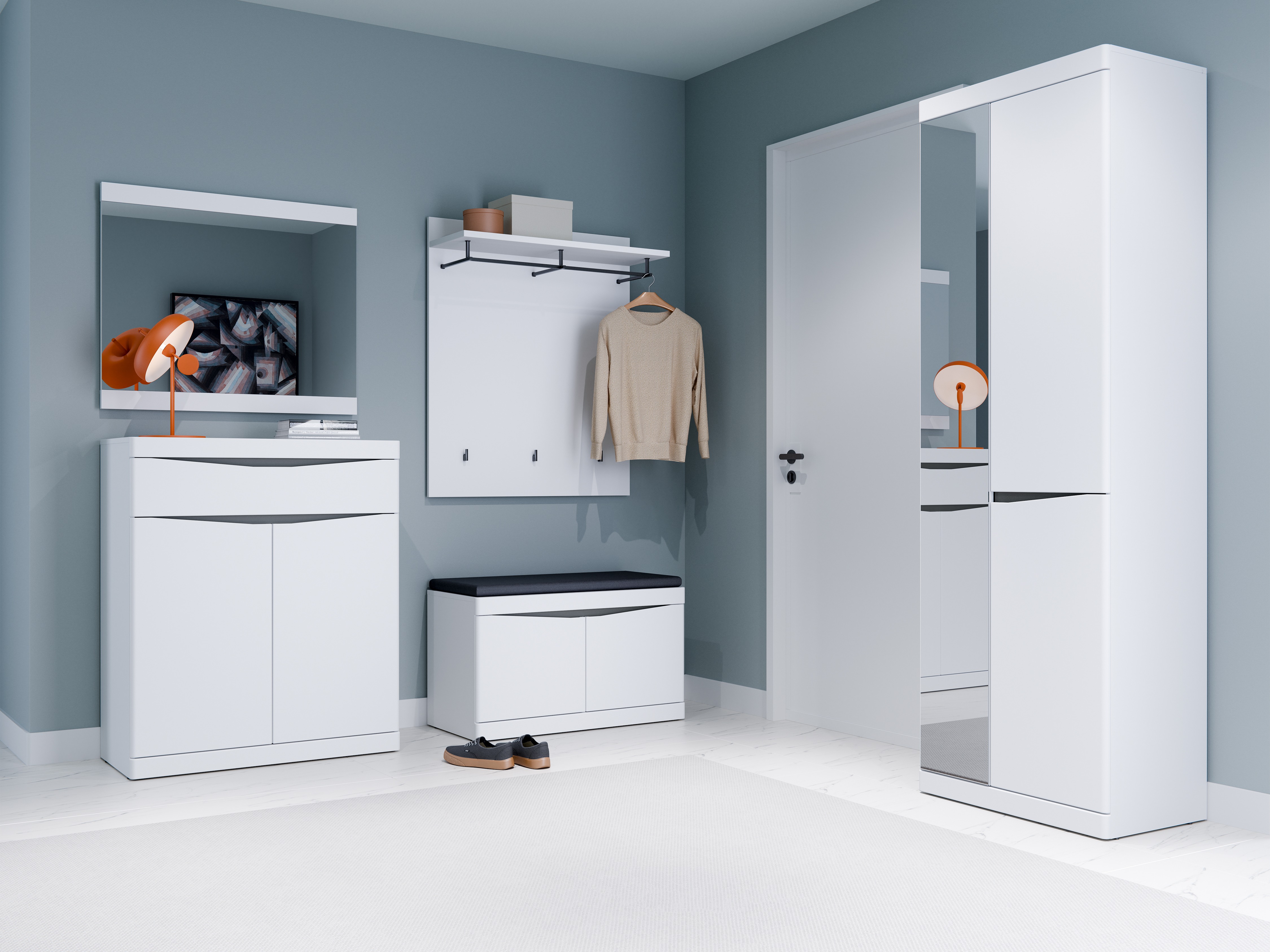 Komód Venlori 115 (Fehér)