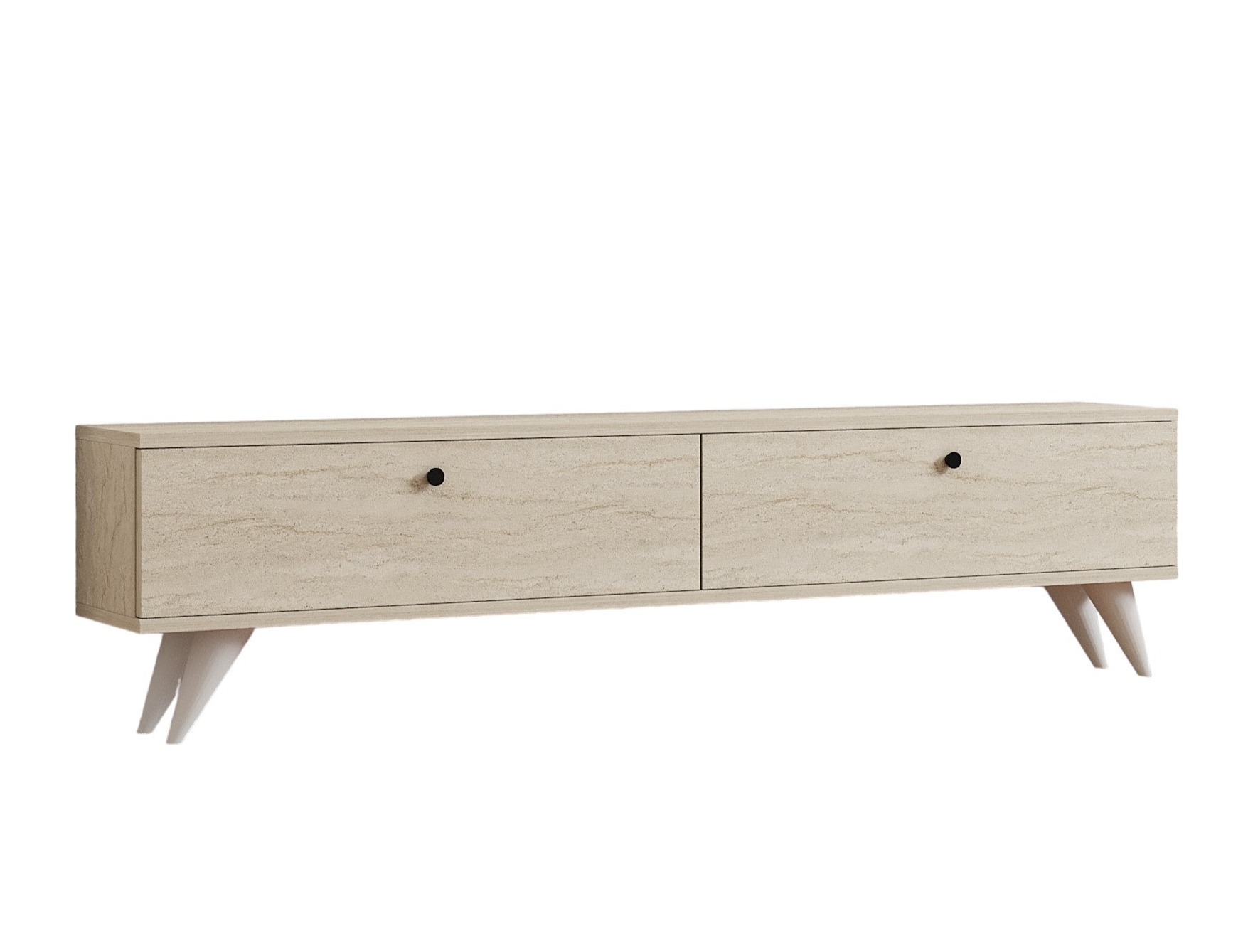 TV-állvány Kailua 2588 (Világos Travertine)