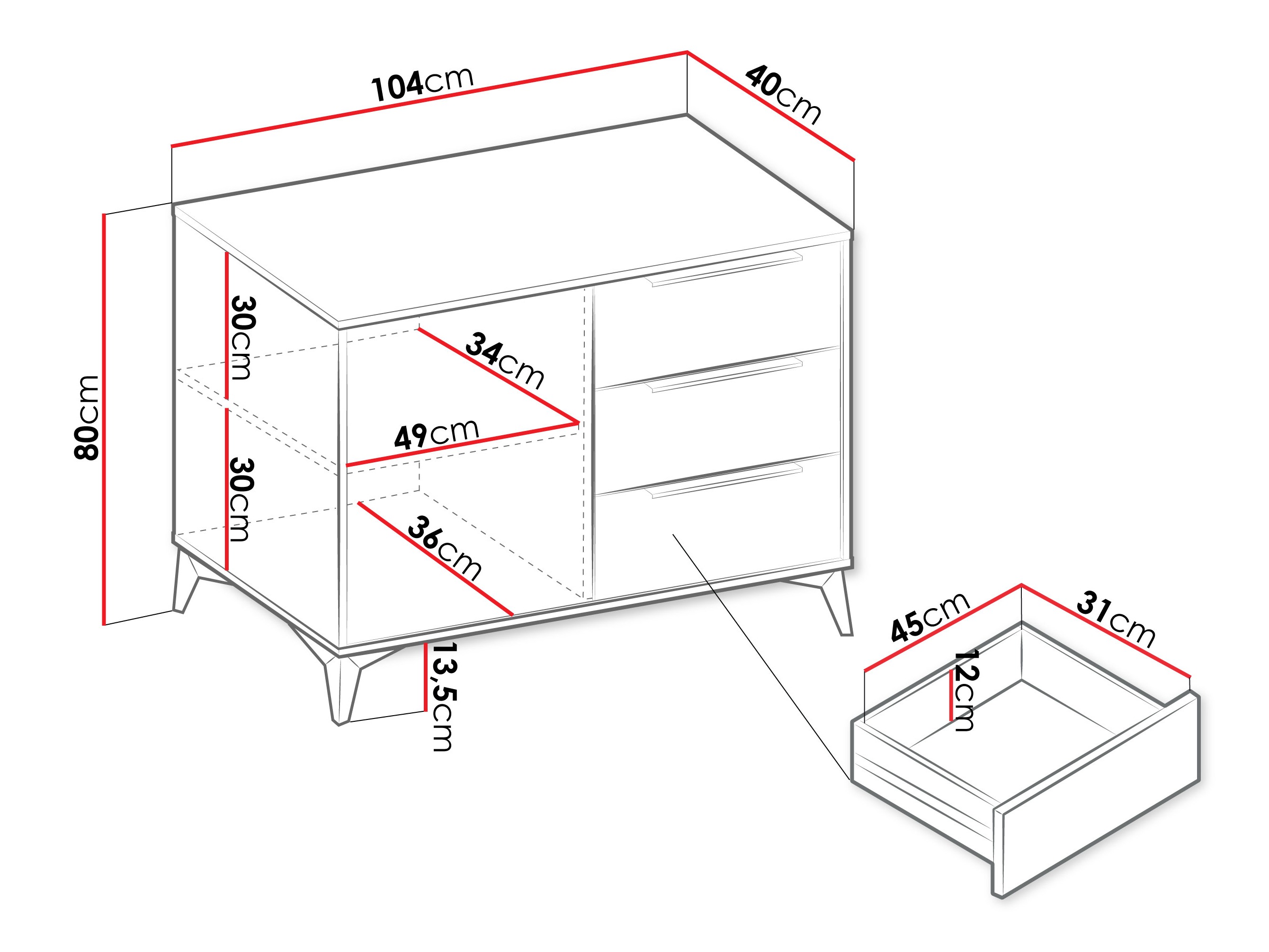 Komód Comfivo Citrus I