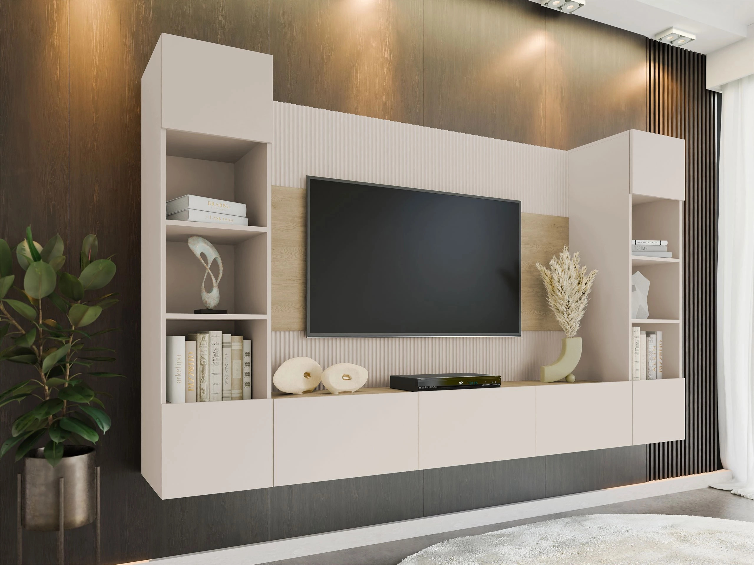 Nappali szett Comfivo 368 (Bézs + Tölgy)