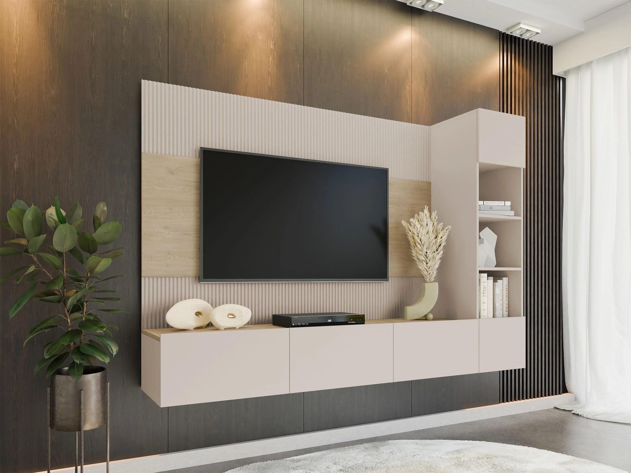 Nappali szett Comfivo 369 (Bézs + Tölgy)