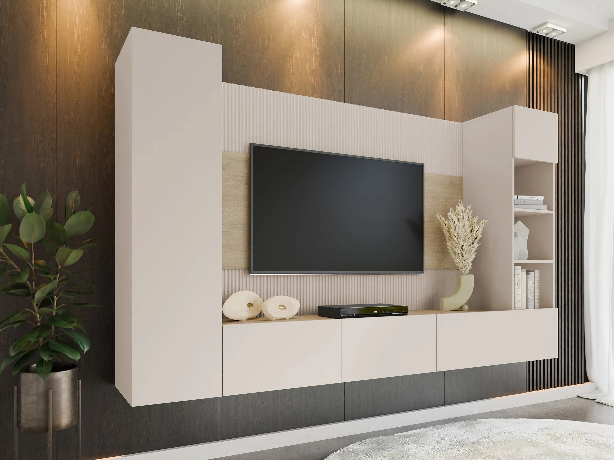 Nappali szett Comfivo 450 (Bézs + Tölgy)