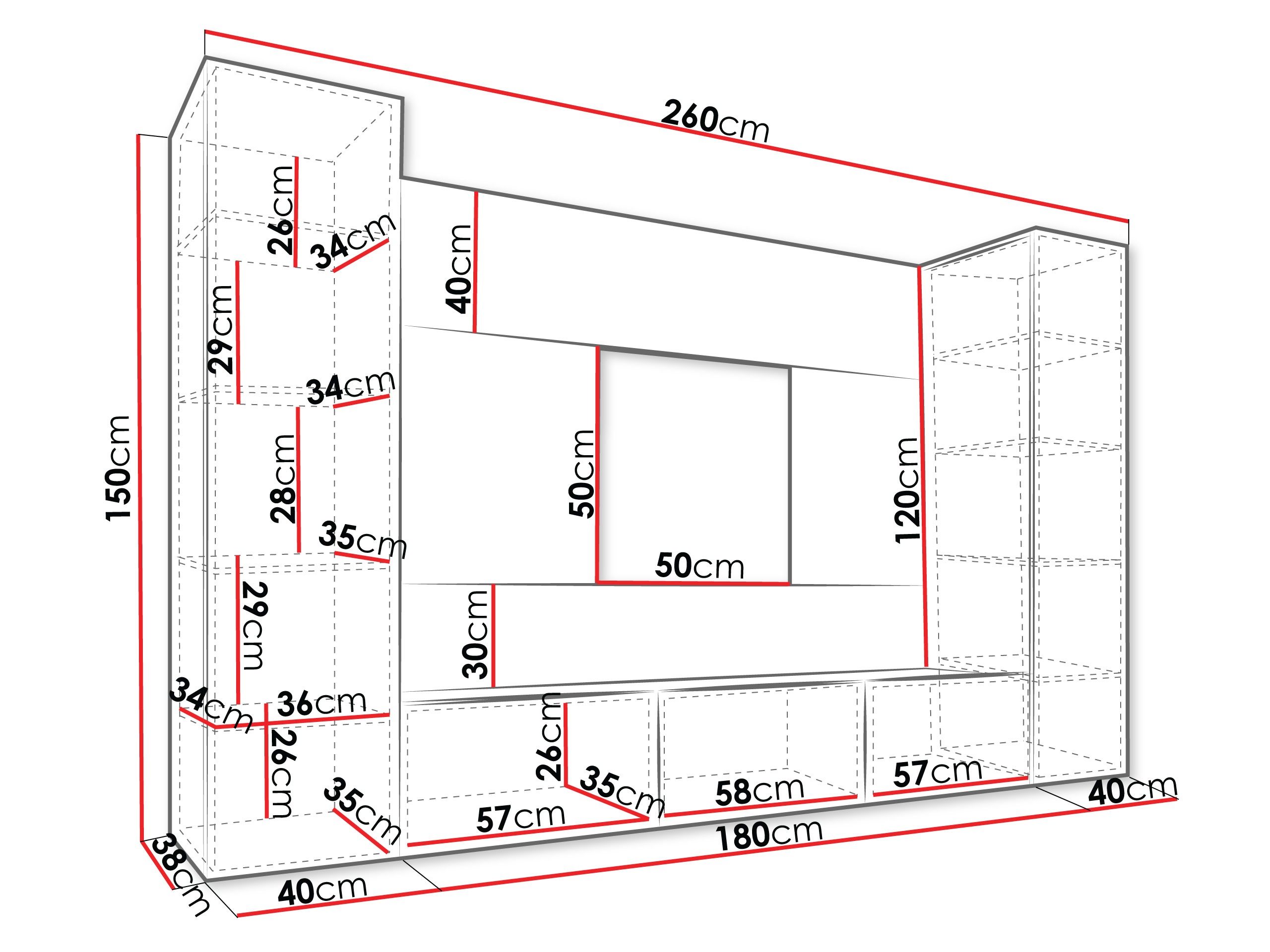 Nappali szett Comfivo Salix V (Fehér + Fehér márvány)