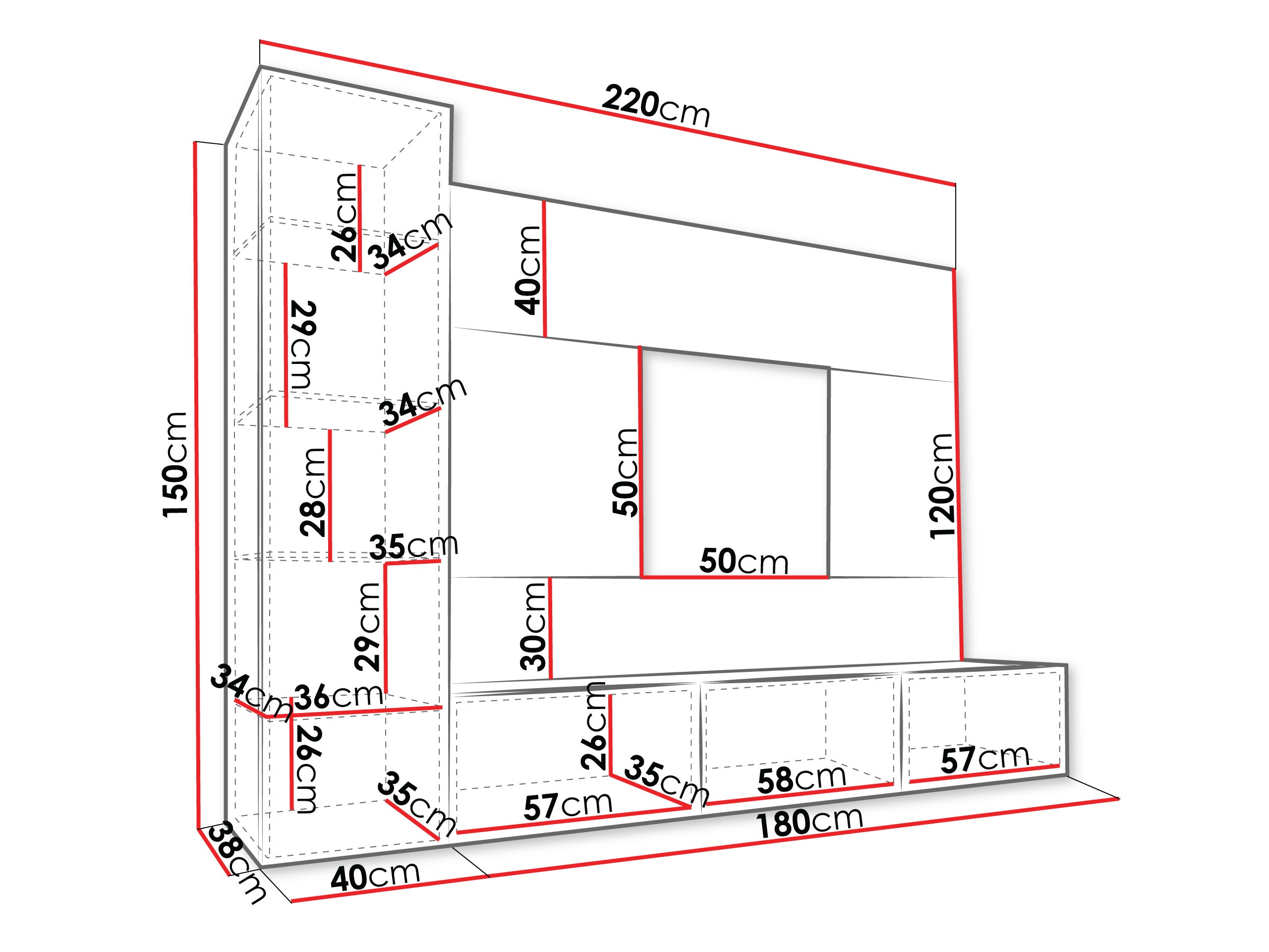 Nappali szett Comfivo Salix VI (Bézs + Tölgy)