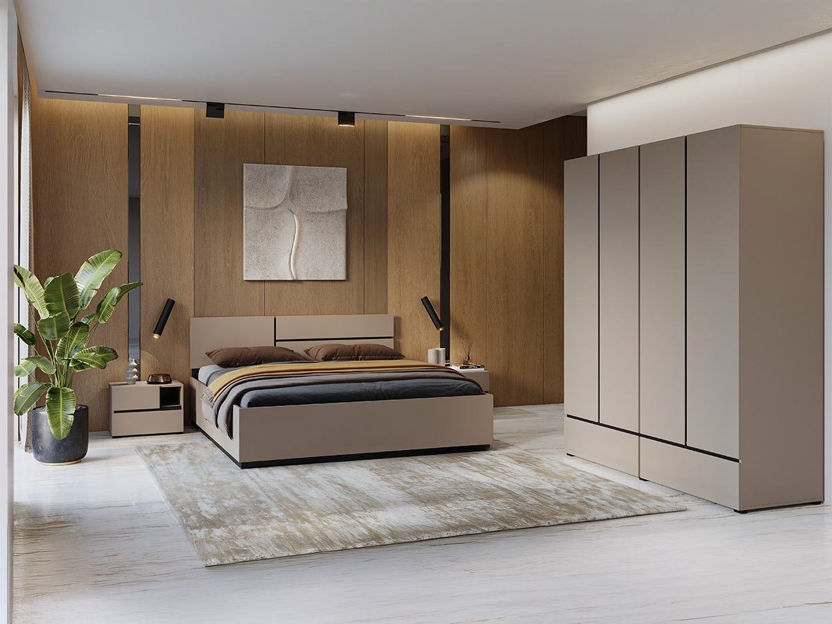 Hálószoba garnitúra Alfere 124 (Congo)