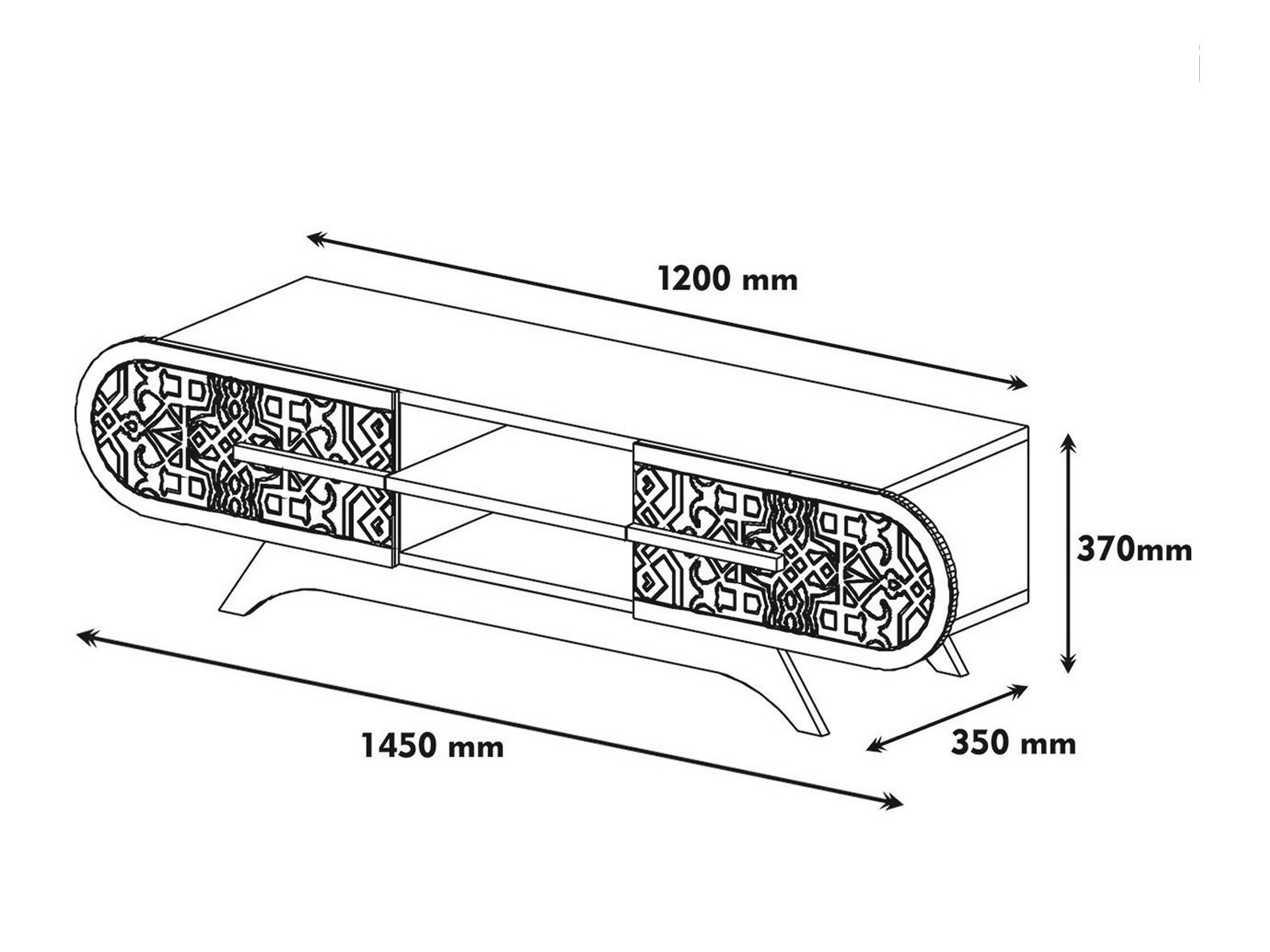 TV-állvány Kailua 2613