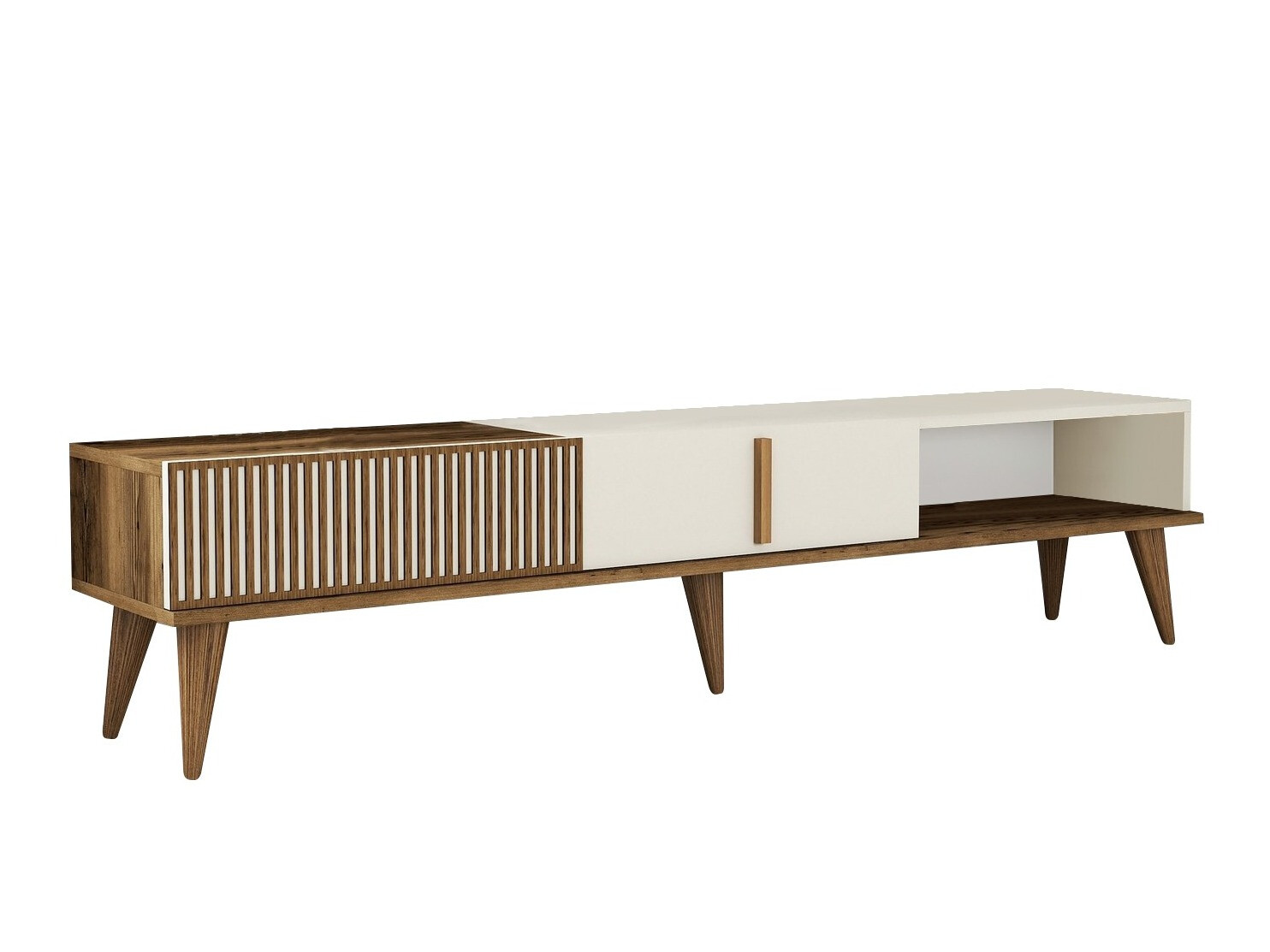 TV-állvány Mavbene 102 (Dió + Krém)