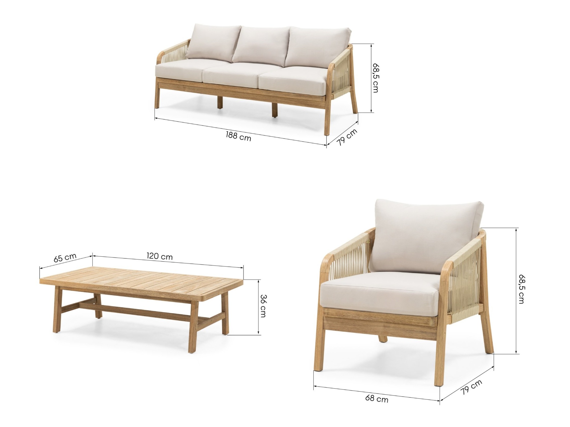 Kerti bútor Burleson 324