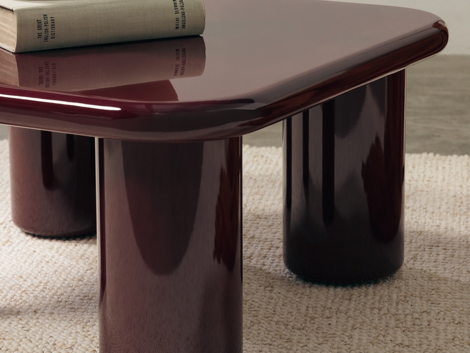 Dohányzóasztal Burleson 331 (Bordó)