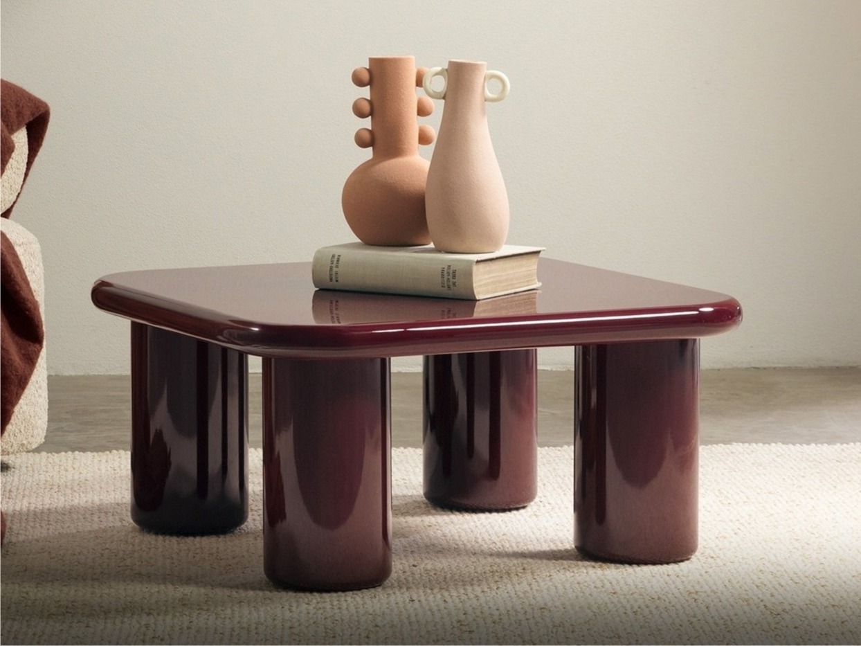 Dohányzóasztal Burleson 331 (Bordó)