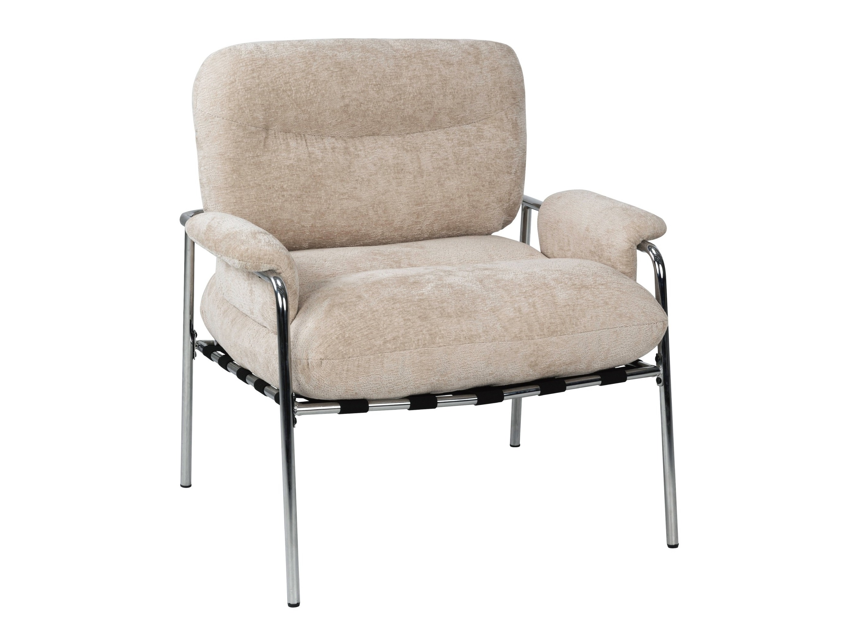 Fotel Burleson 344 (Bézs + Ezüst)