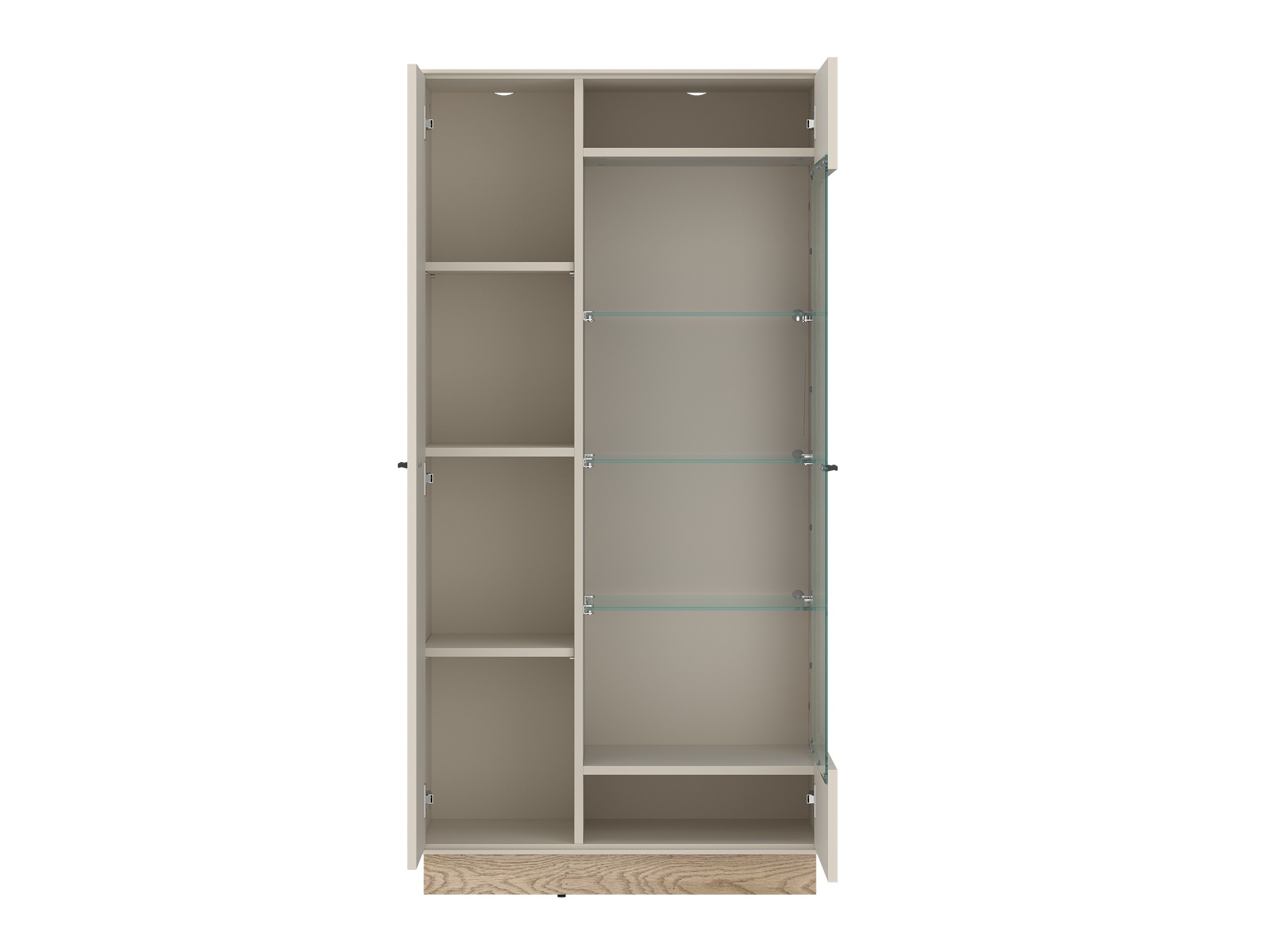 Könyvespolc Ontario 150 (Sonoma tölgy + Kasmír)