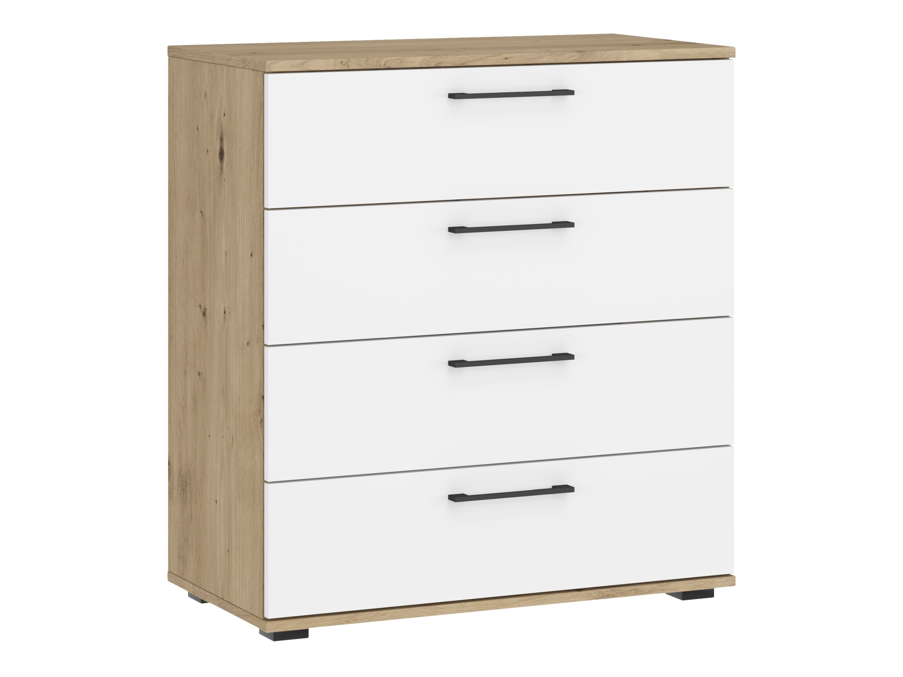 Komód Houston 1976 (Fehér + Artisan tölgy)