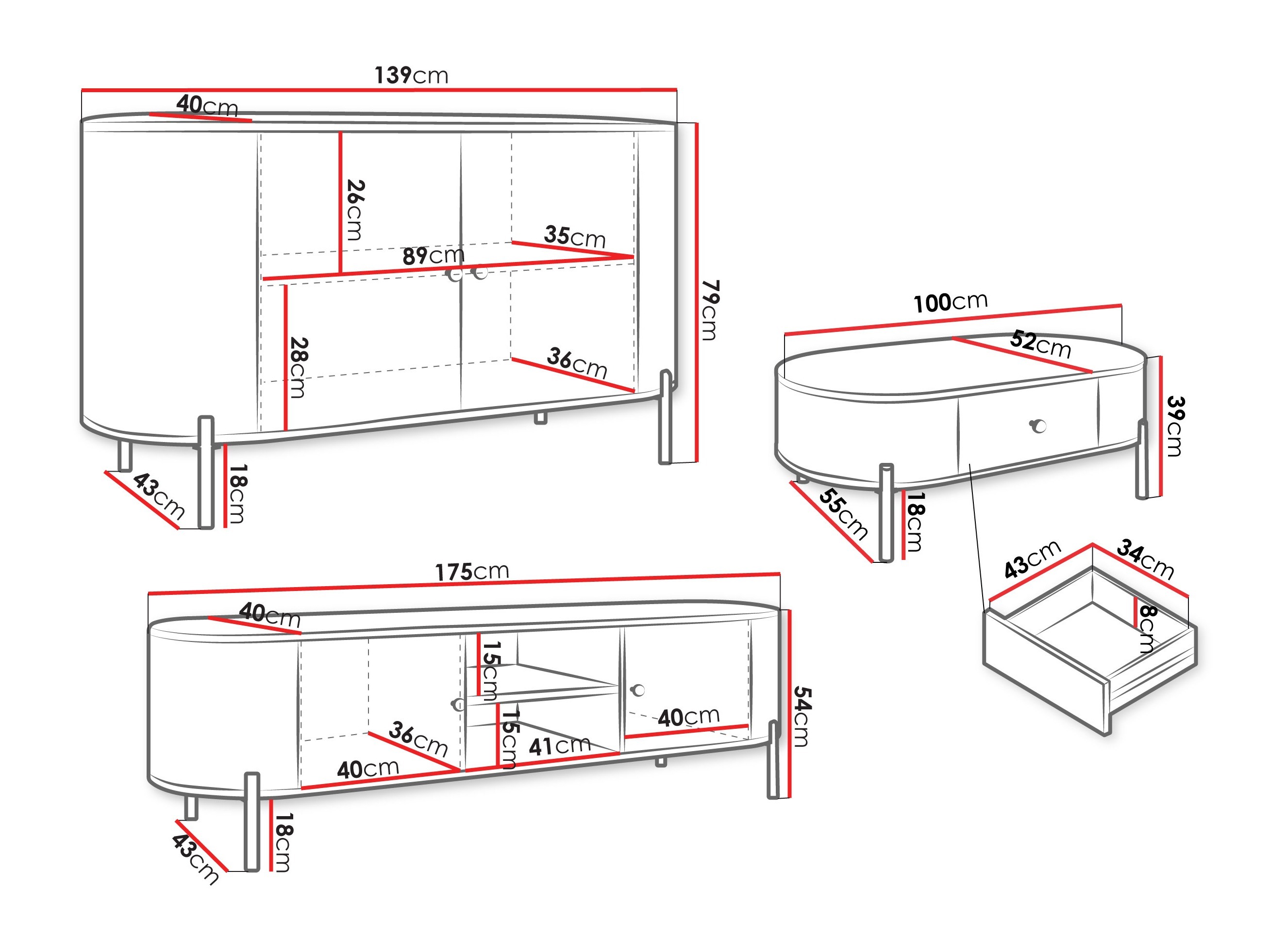 Nappali szett Comfivo Mirsoni II