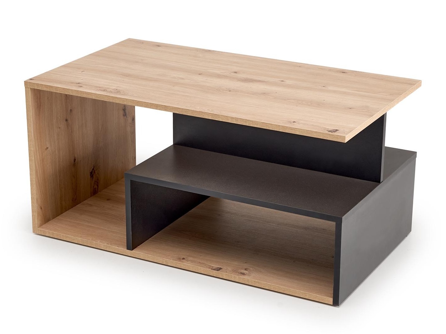 Dohányzóasztal Houston 1991 (Fekete + Artisan tölgy)