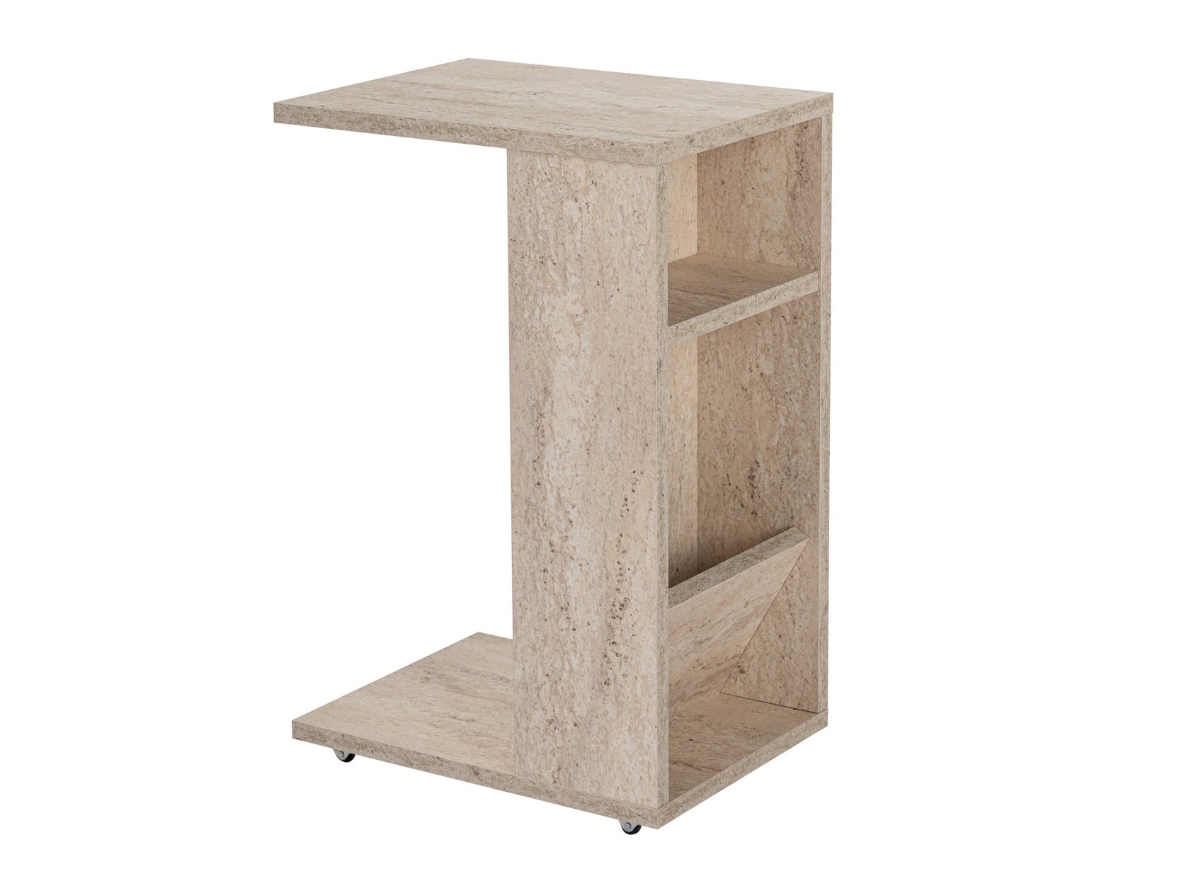 Kisasztal Kailua 107 (Könnyű travertin)