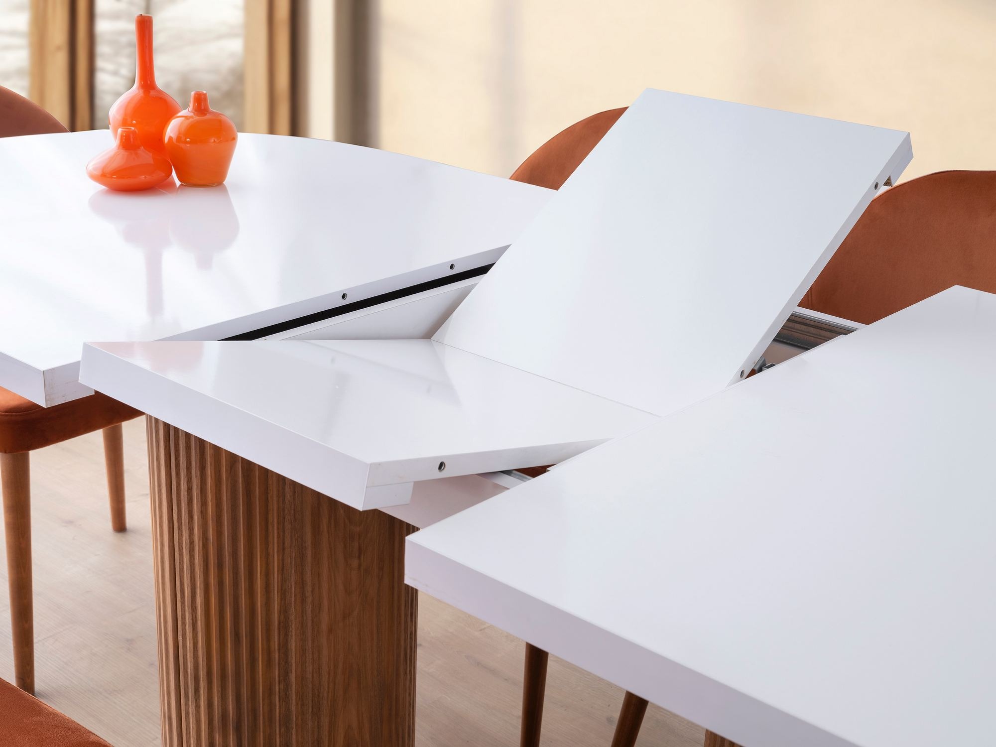 Asztal Kailua 2623 (Fehér + Dió)