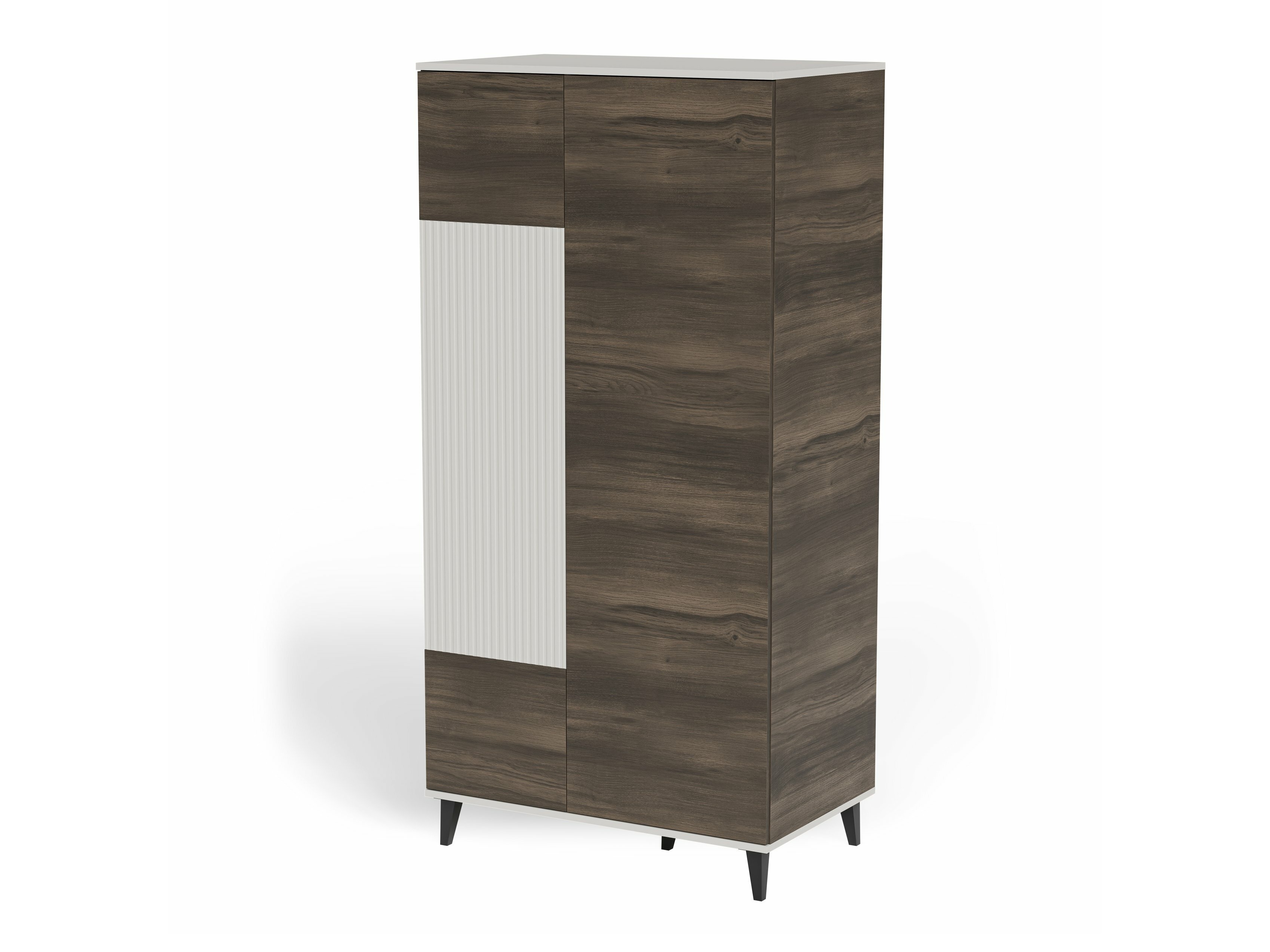 Gardróbszekrény Luelia 113 (Dió + Kasmír)