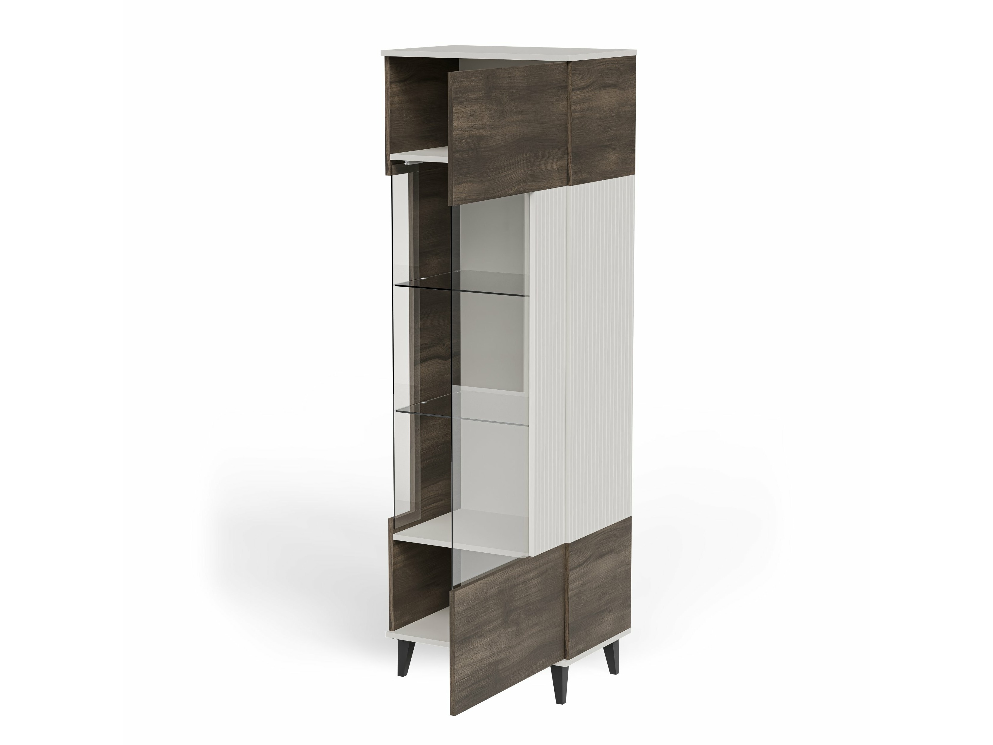 Könyvespolc Luelia 112 (Dió + Kasmír)