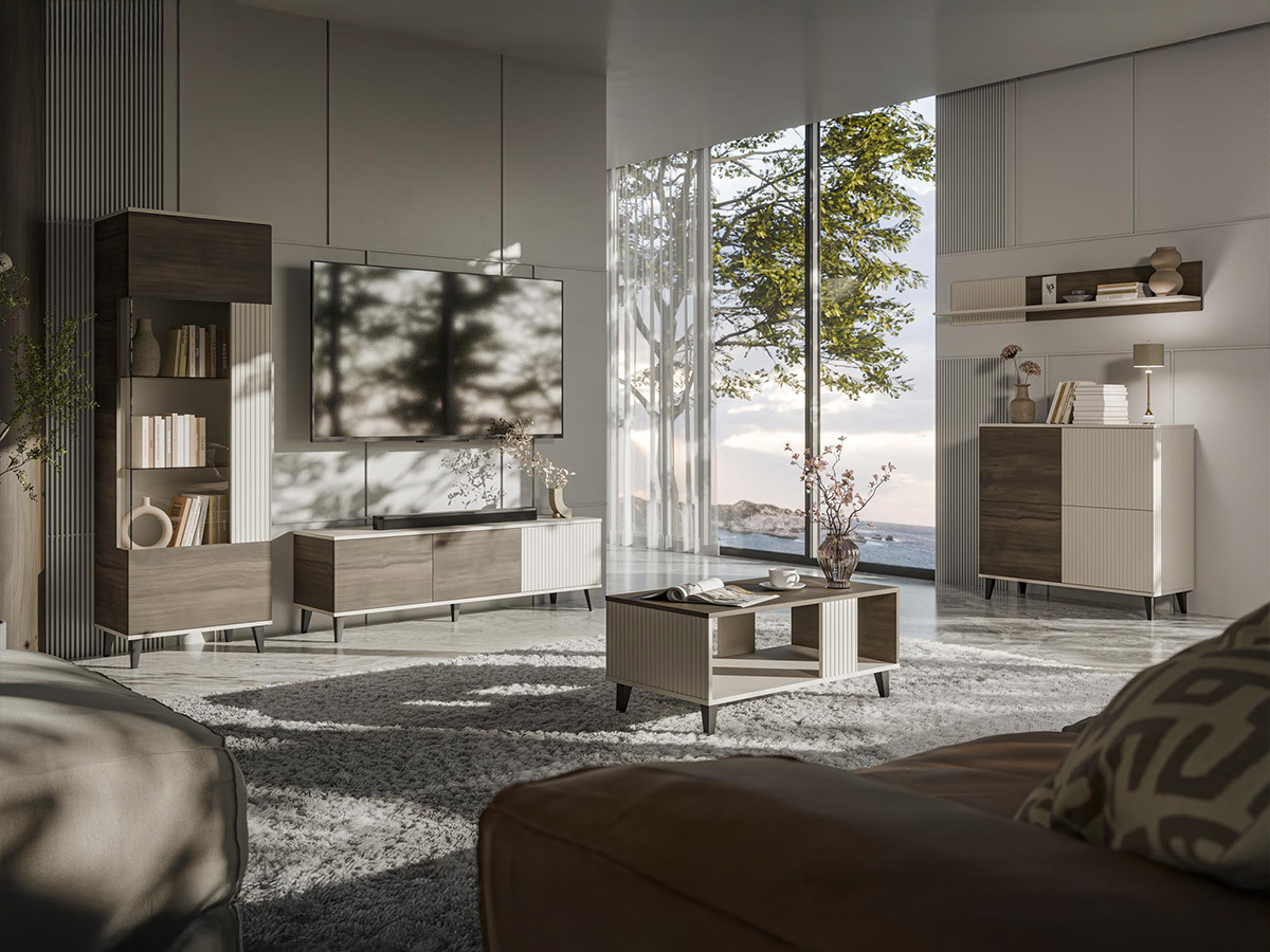 Nappali szett Luelia 108 (Dió + Kasmír)