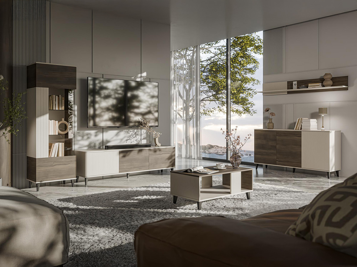 Szekrény Luelia 120 (Dió + Kasmír)