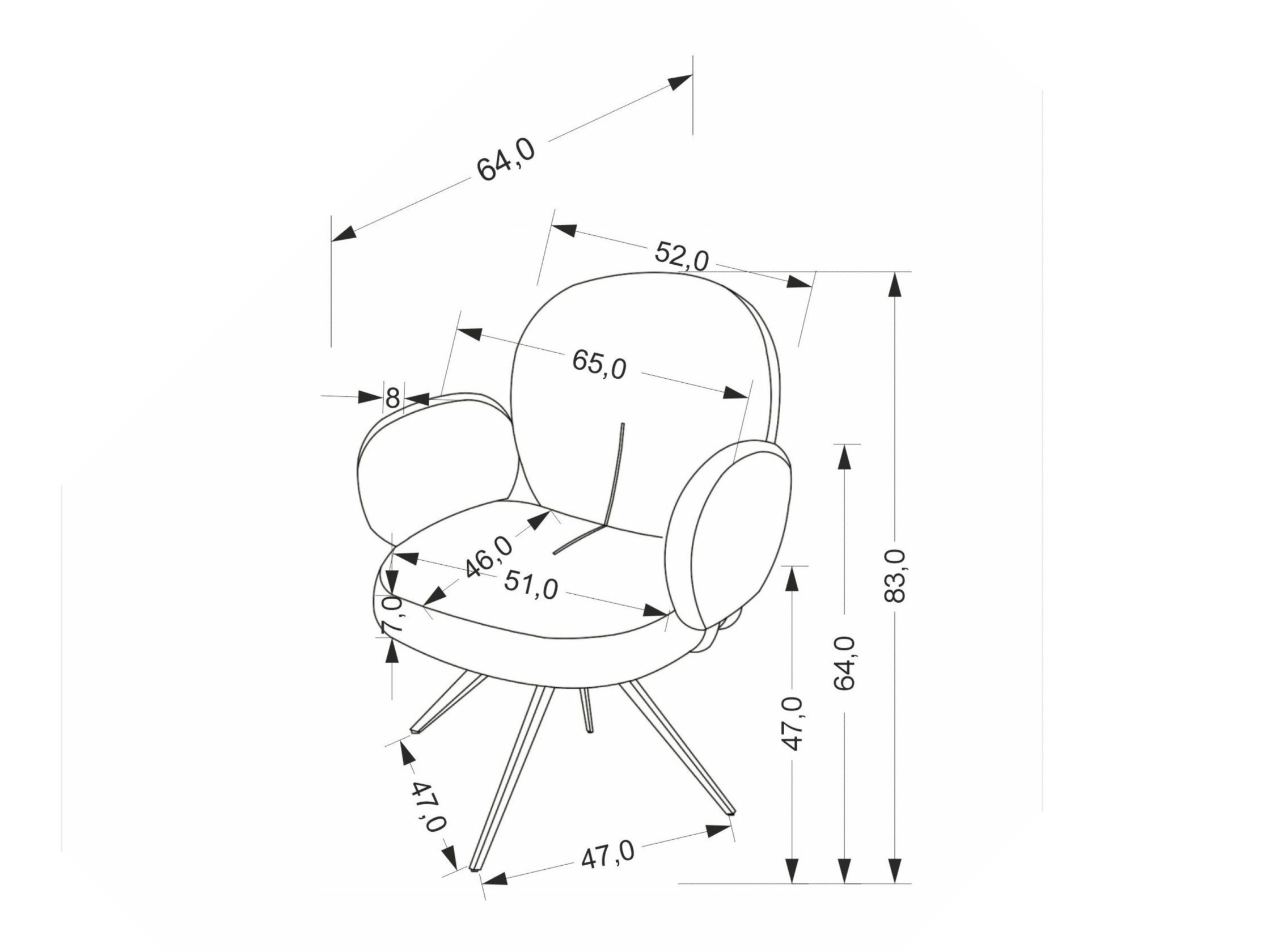 Szék Houston 1998 (Szürke)