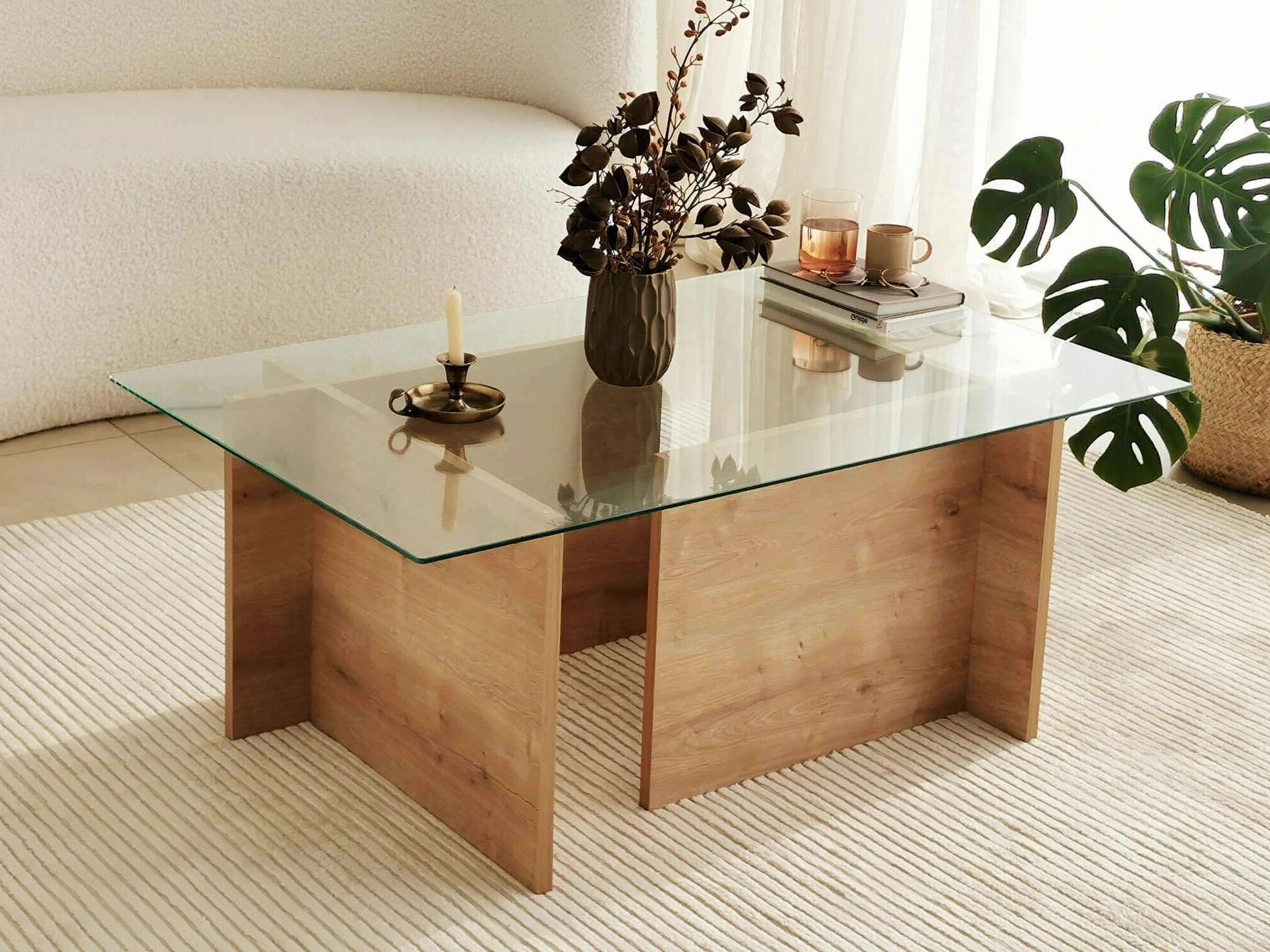 Dohányzóasztal Asheboro 176 (Tölgy)