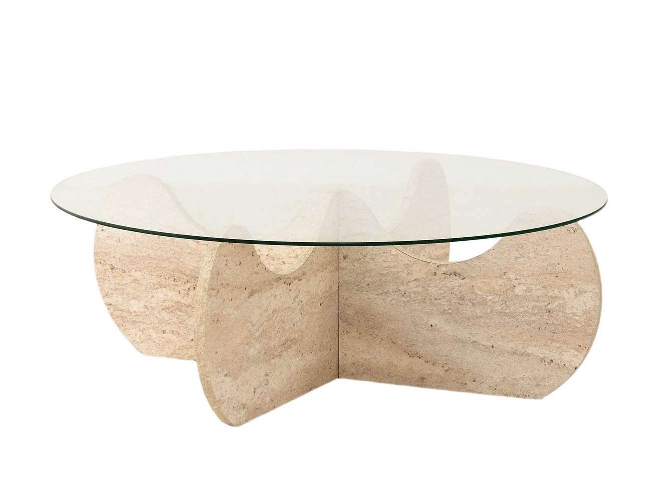 Dohányzóasztal Kailua 2630 (Világos Travertine)