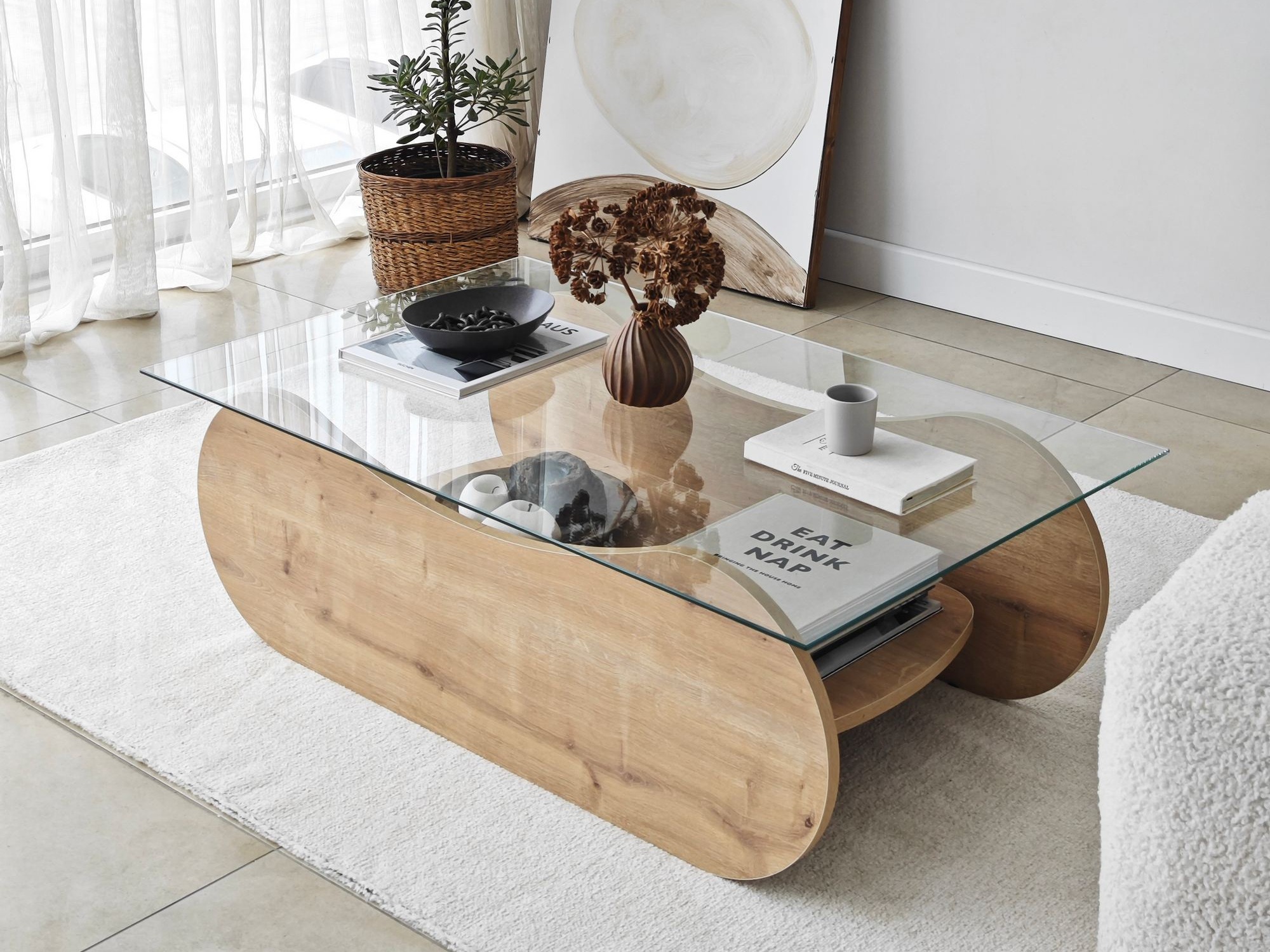 Dohányzóasztal Kailua 2632 (Tölgy)