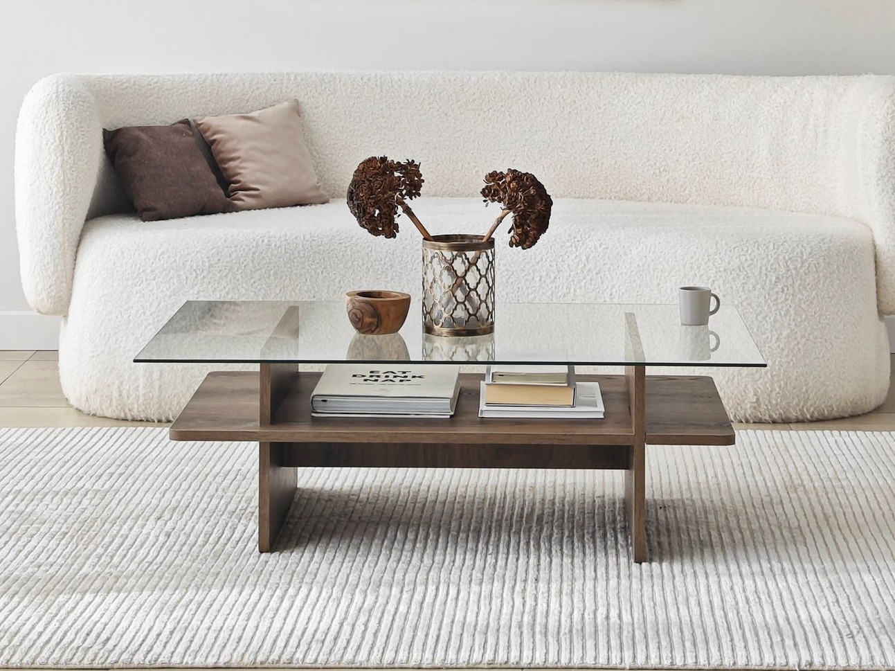 Dohányzóasztal Kailua 2635 (Dió)