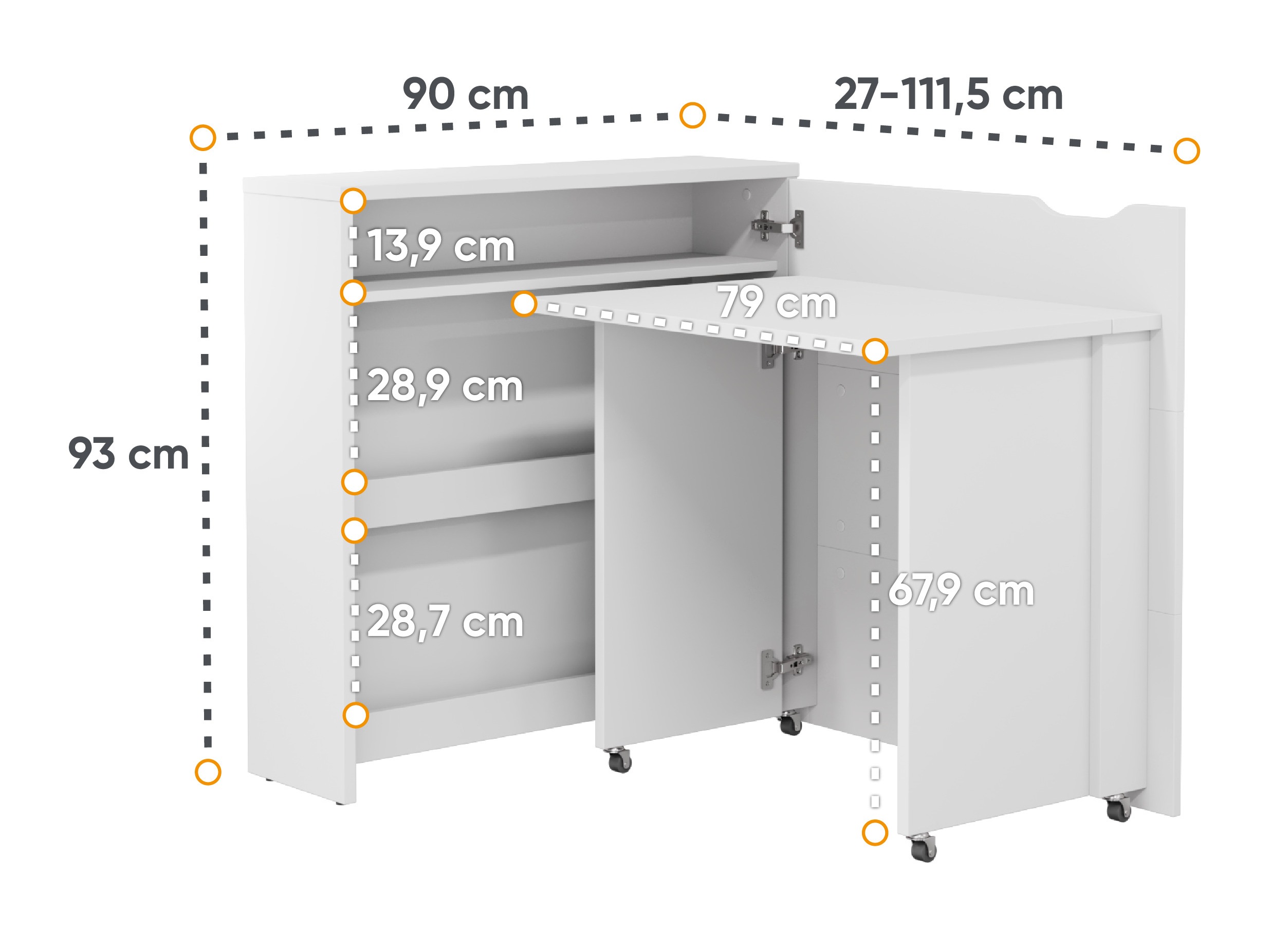 Sarok íróasztal Concept Pro Lenart II (Kasmír)