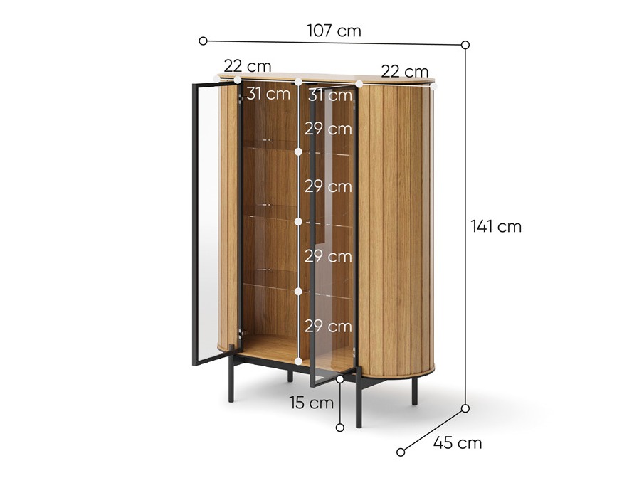 Könyvespolc Elbdore 110
