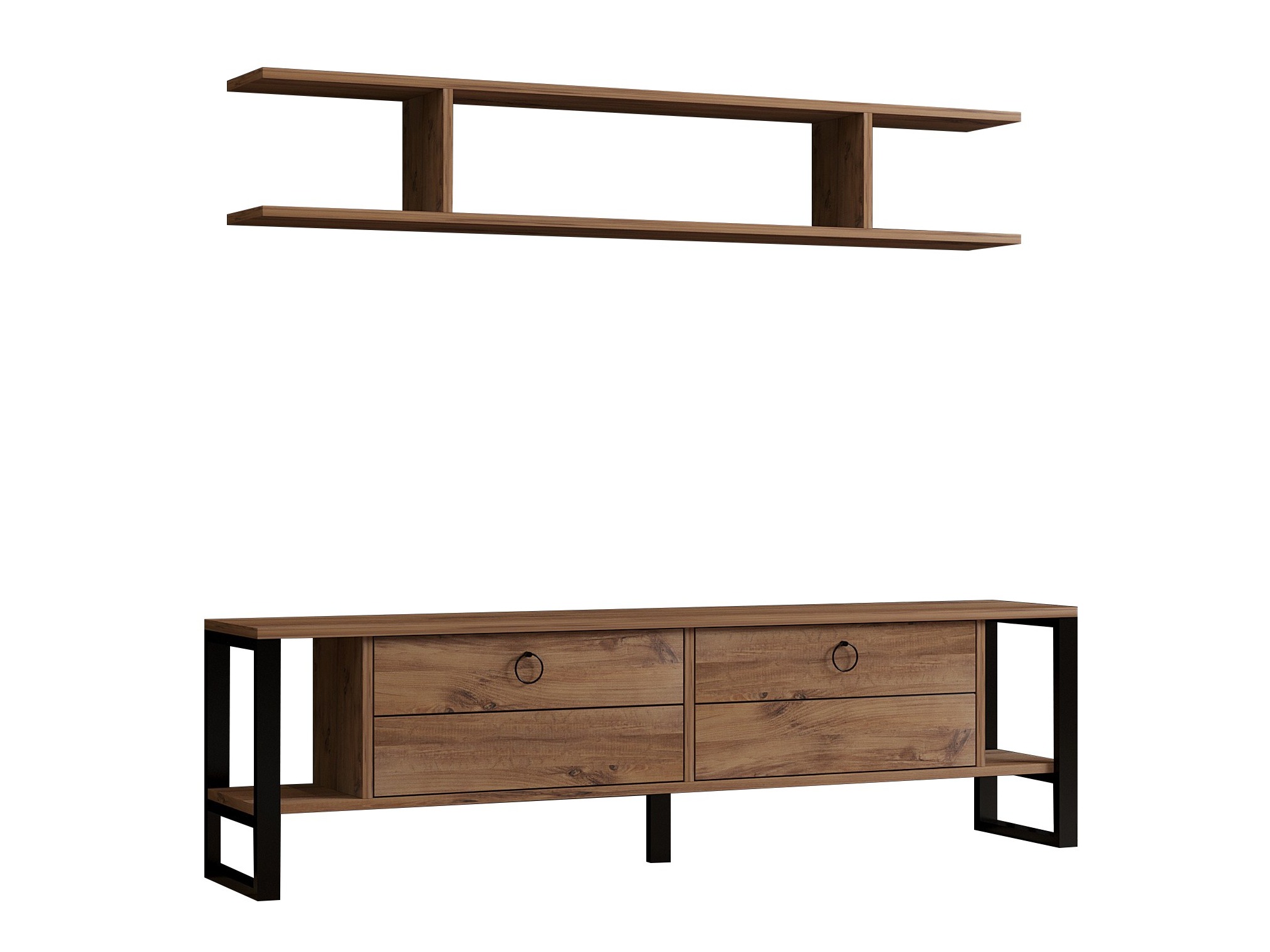 Nappali szett Kailua 2643 (Sötét fenyő)