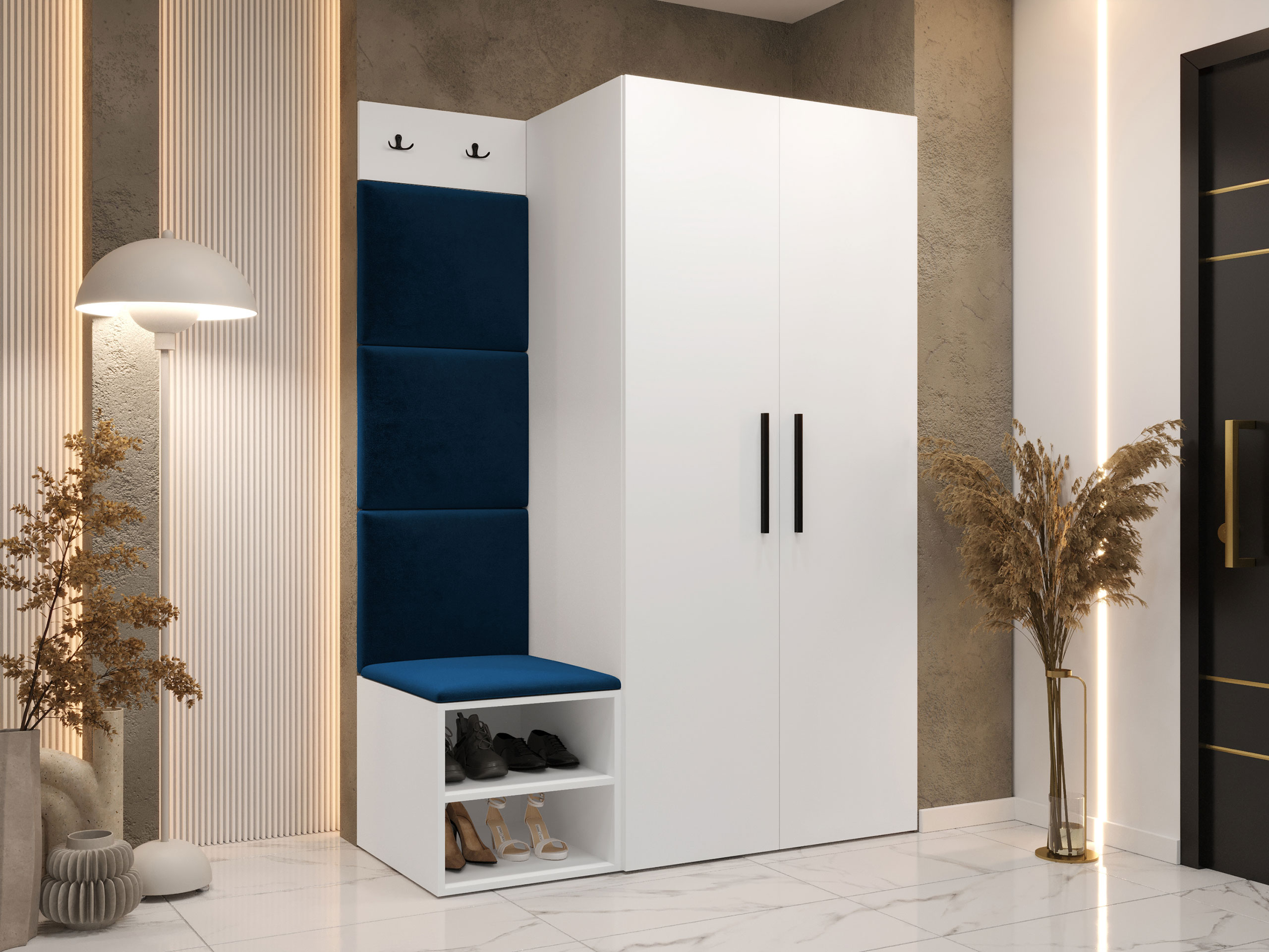 Előszoba garnitúra Hartford 523 (Fehér)