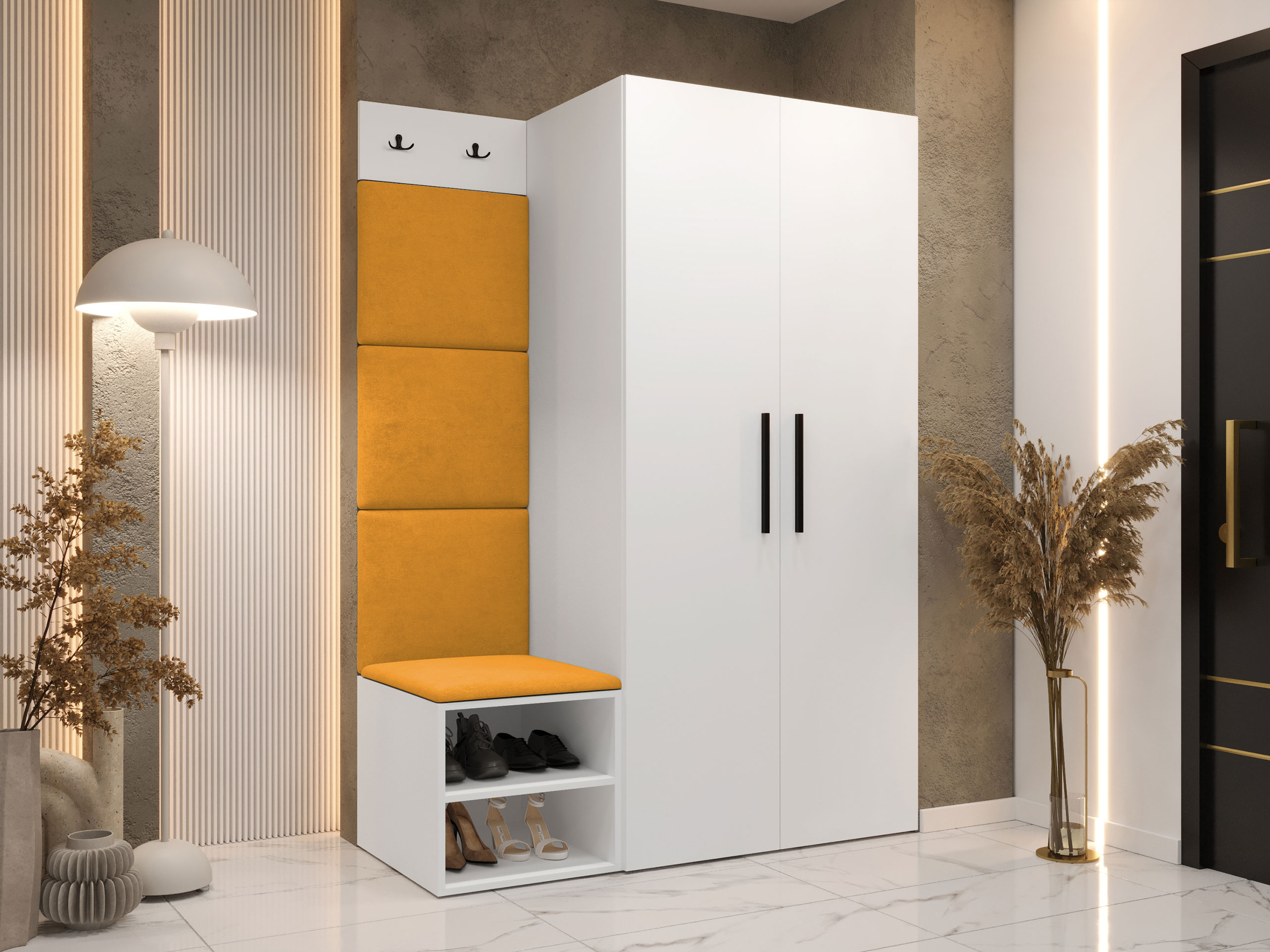 Előszoba garnitúra Hartford 523 (Fehér)