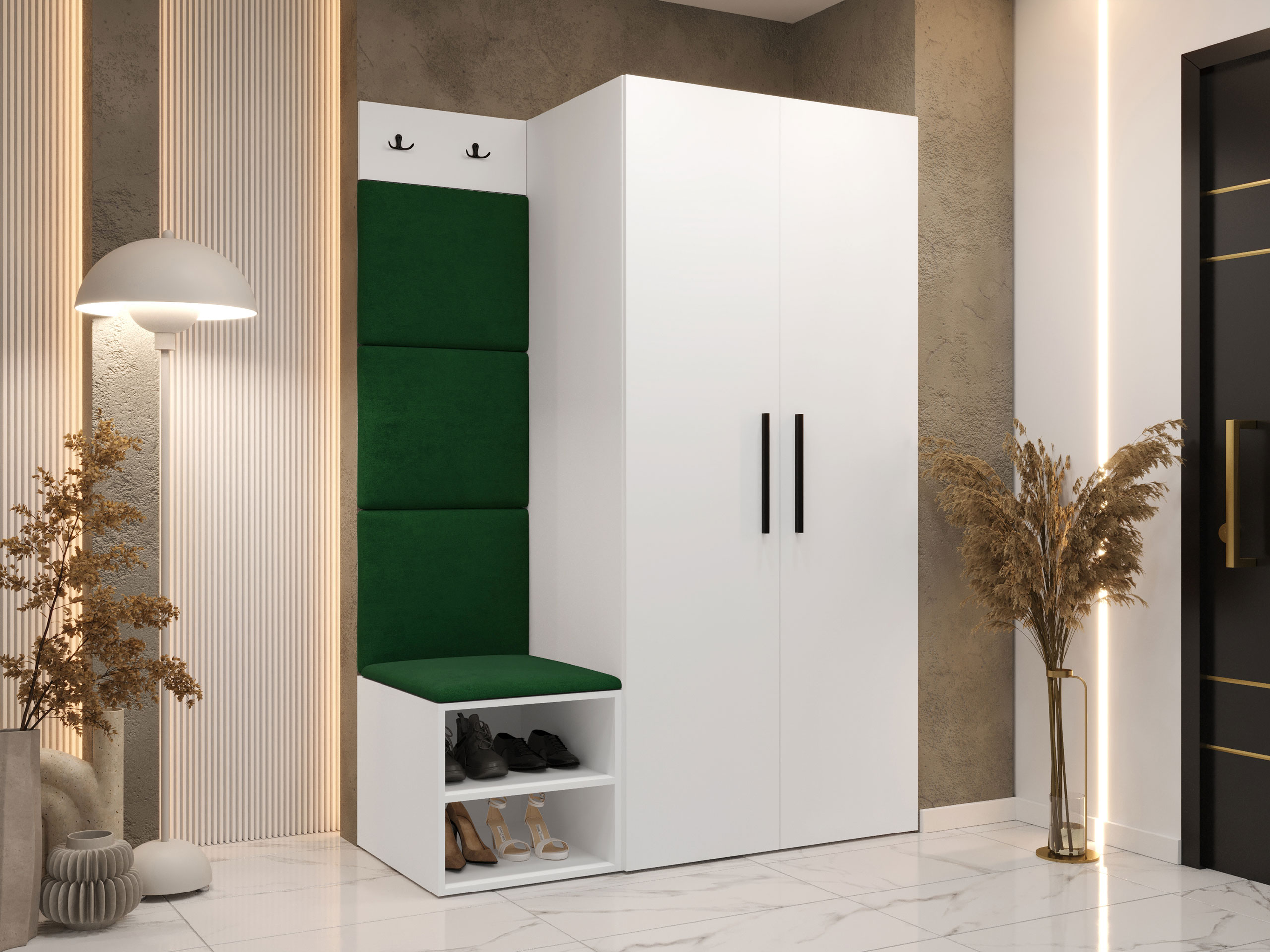 Előszoba garnitúra Hartford 523 (Fehér)