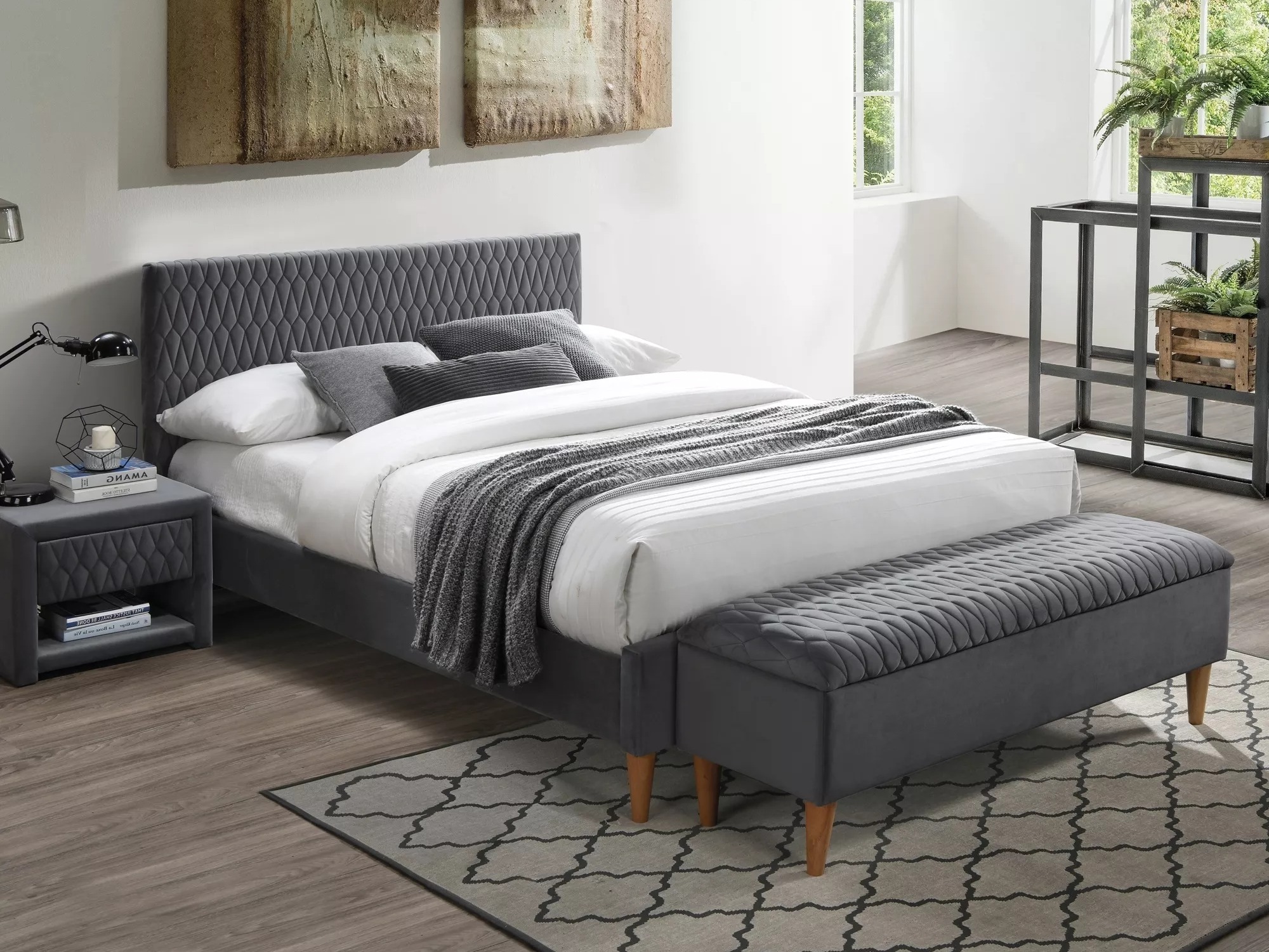 Ágy Detroit 807 (Szürke)