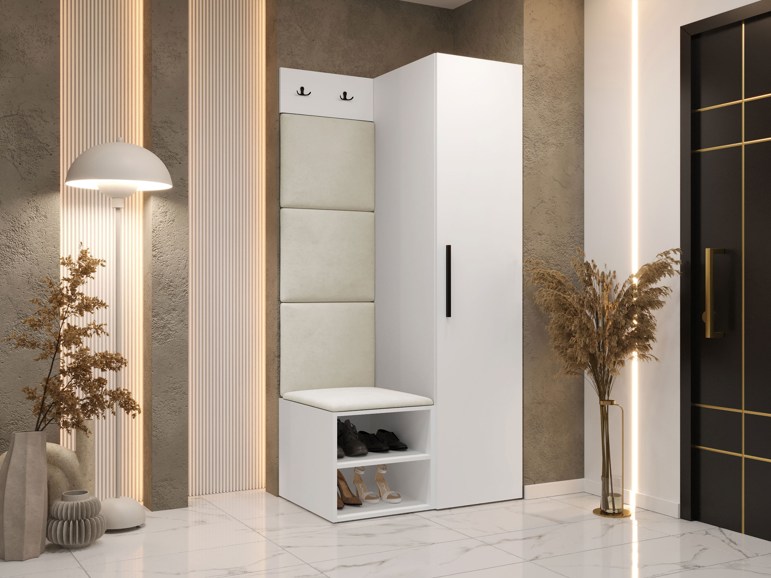 Előszoba garnitúra Hartford 524 (Fehér)