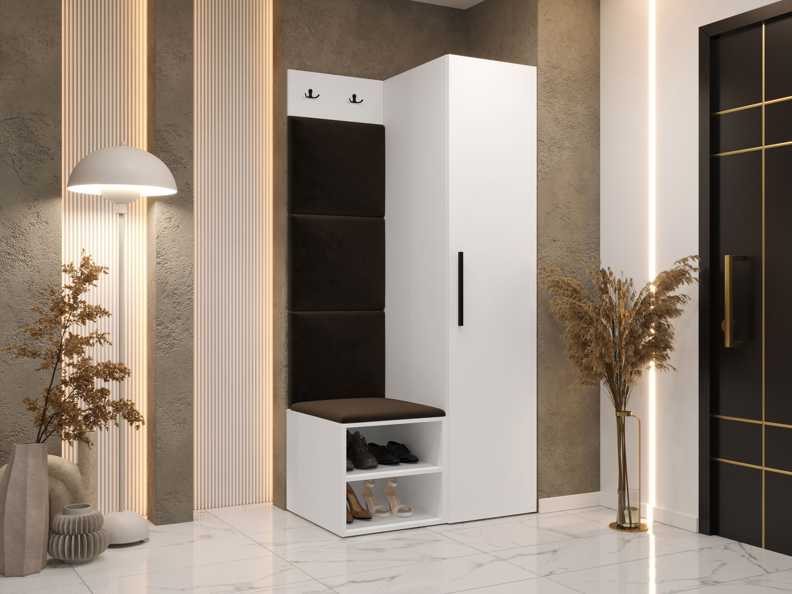 Előszoba garnitúra Hartford 524 (Fehér)