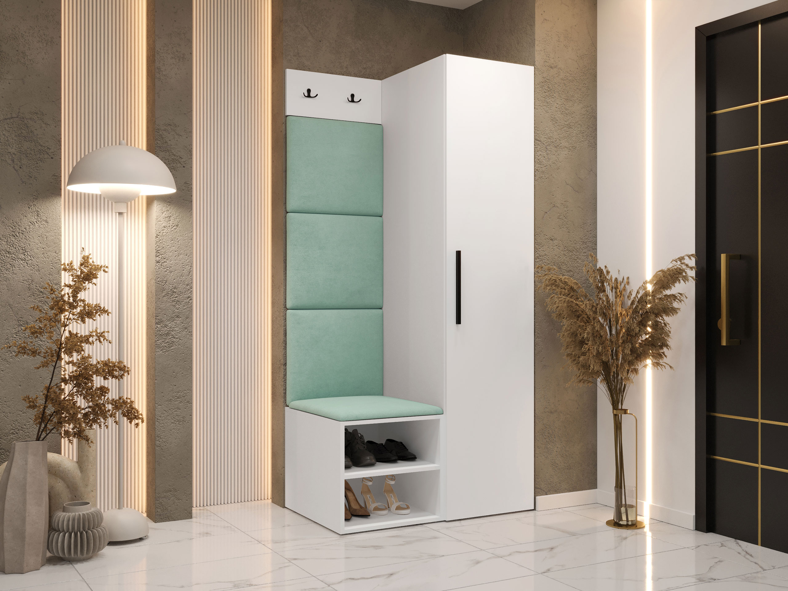 Előszoba garnitúra Hartford 524 (Fehér)