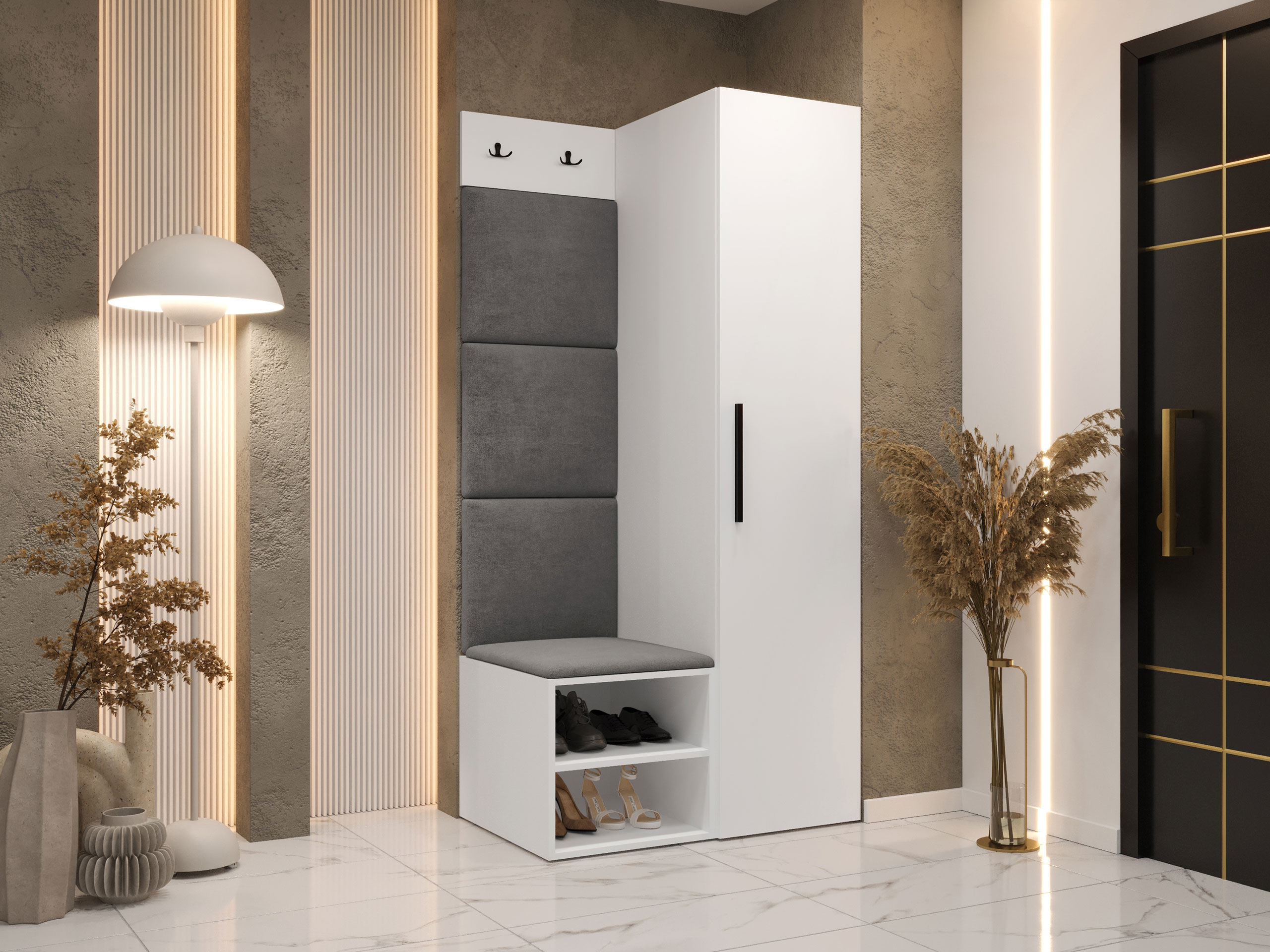 Előszoba garnitúra Hartford 524 (Fehér)