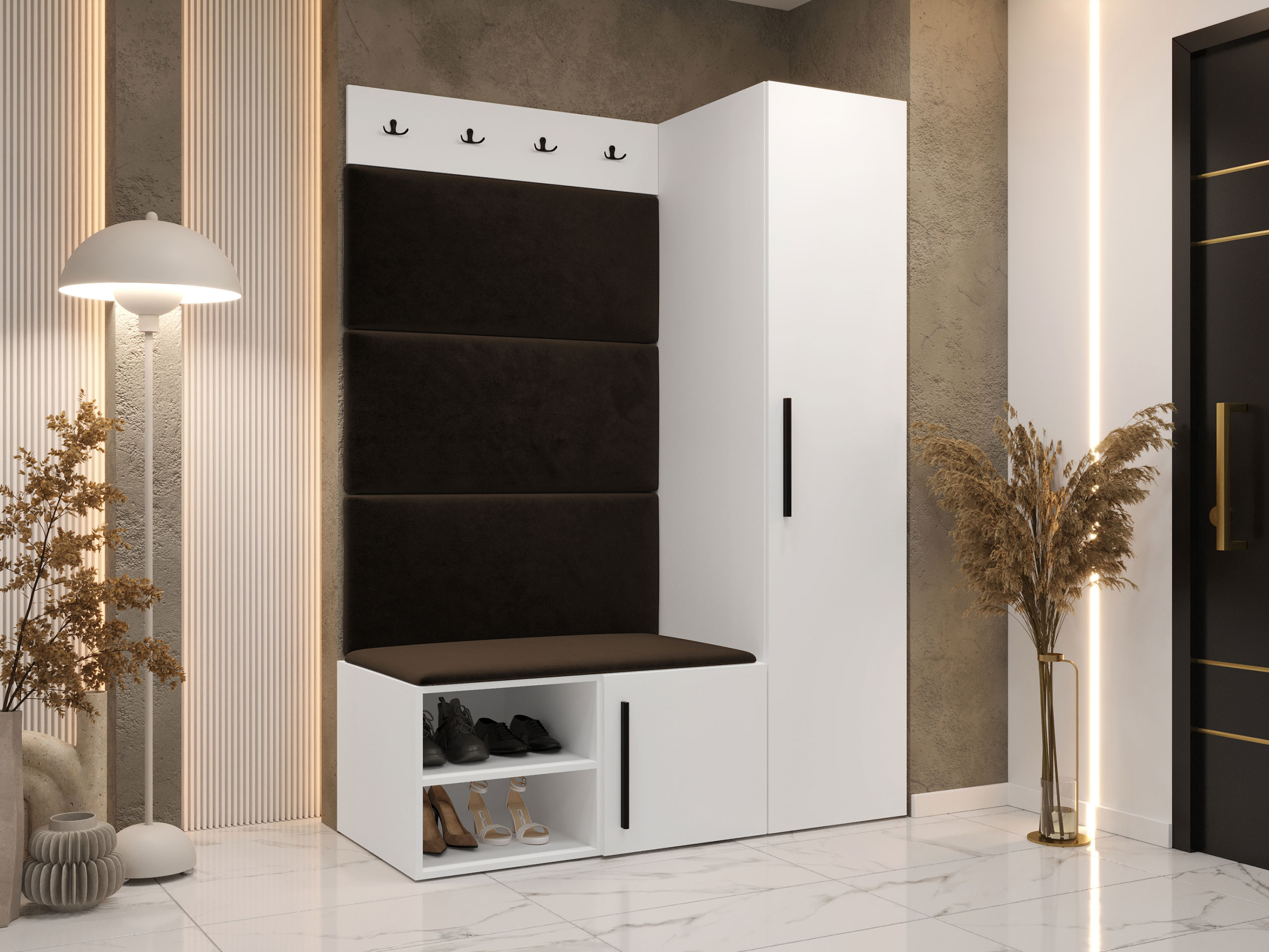 Előszoba garnitúra Hartford 525 (Fehér)