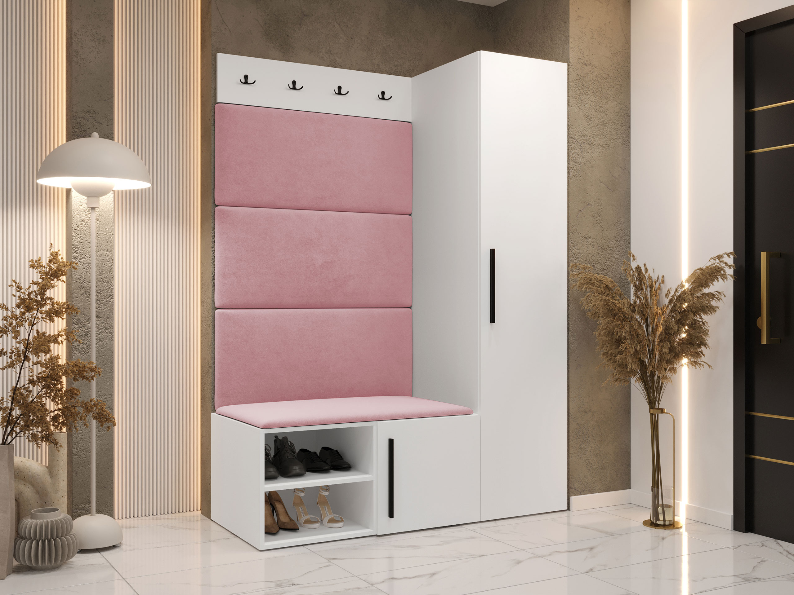 Előszoba garnitúra Hartford 525 (Fehér)