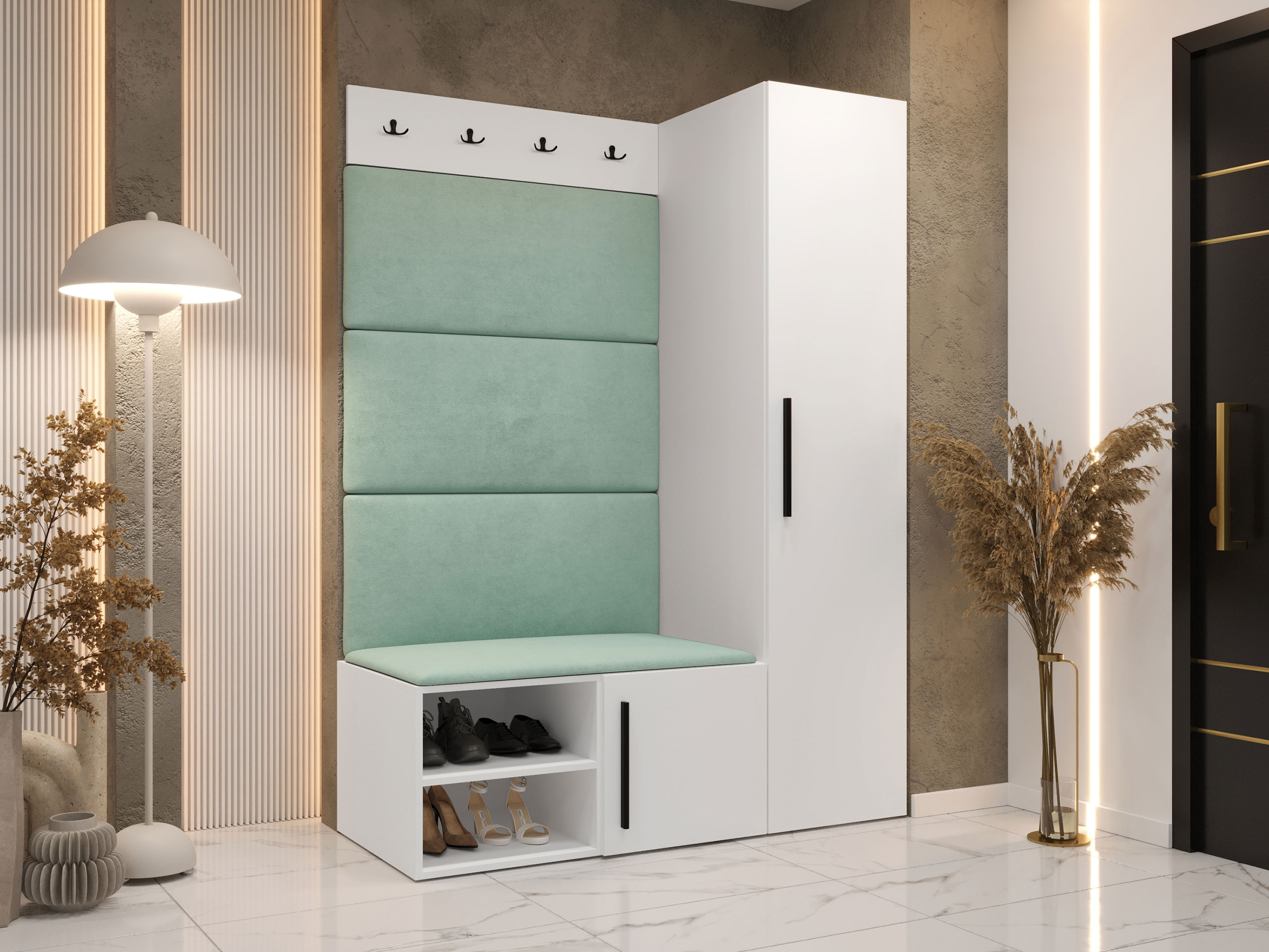 Előszoba garnitúra Hartford 525 (Fehér)