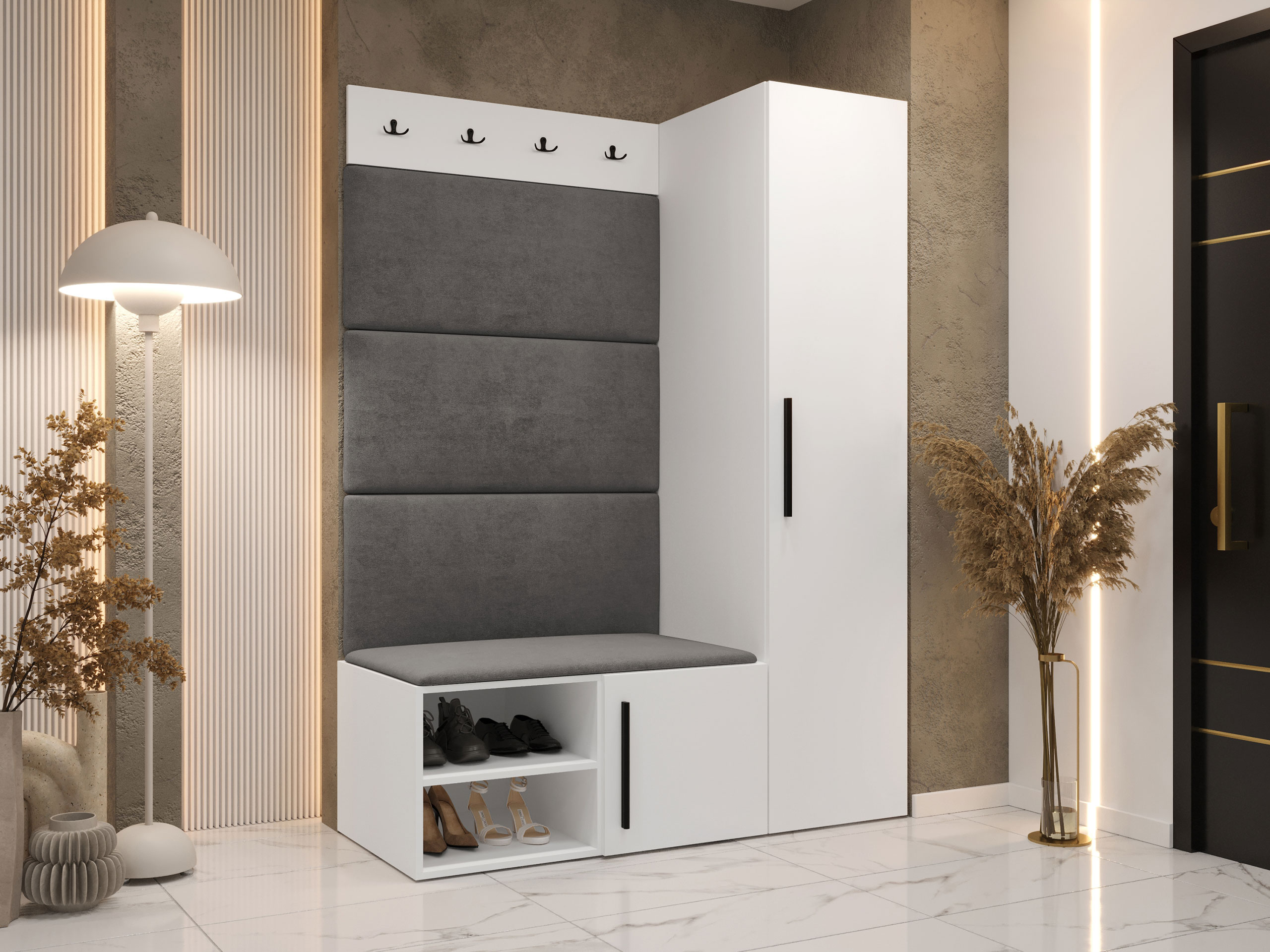 Előszoba garnitúra Hartford 525 (Fehér)