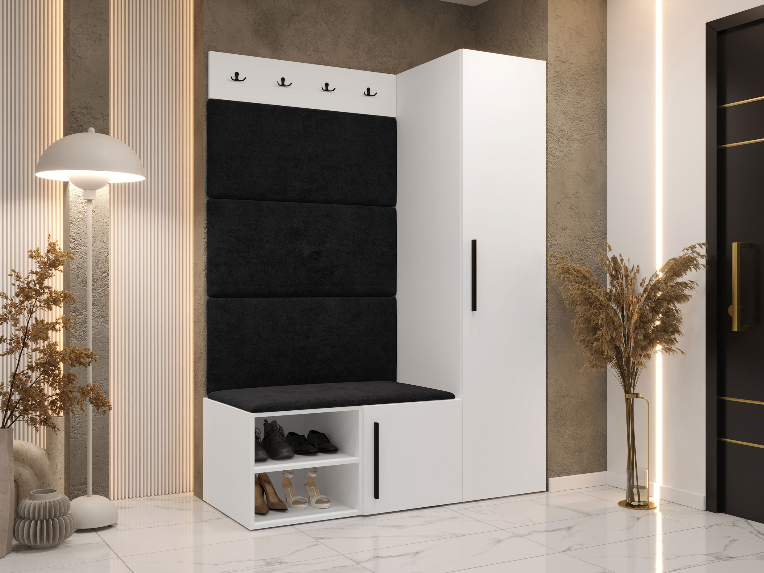 Előszoba garnitúra Hartford 525 (Fehér)