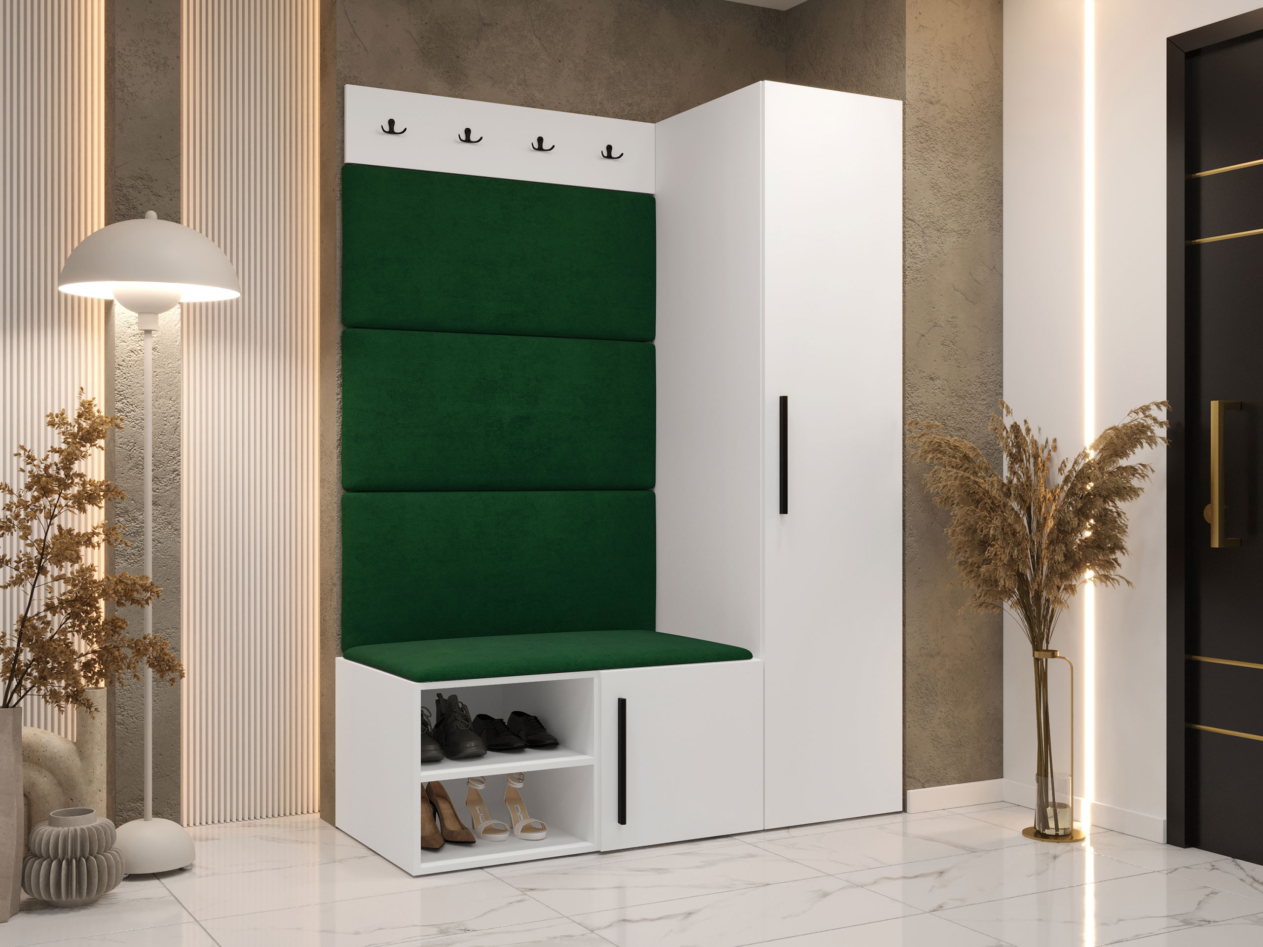 Előszoba garnitúra Hartford 525 (Fehér)