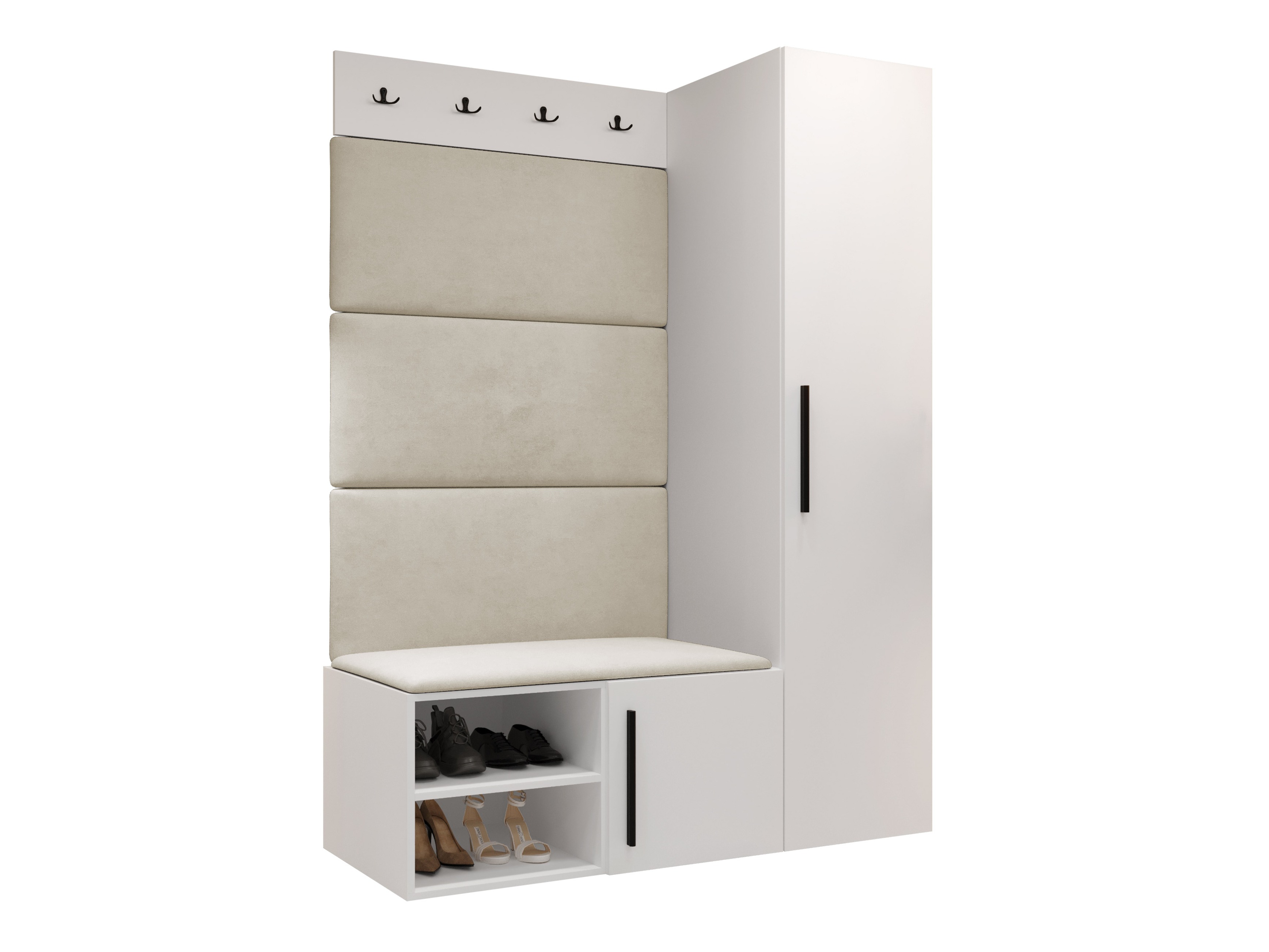 Előszoba garnitúra Hartford 525 (Fehér)